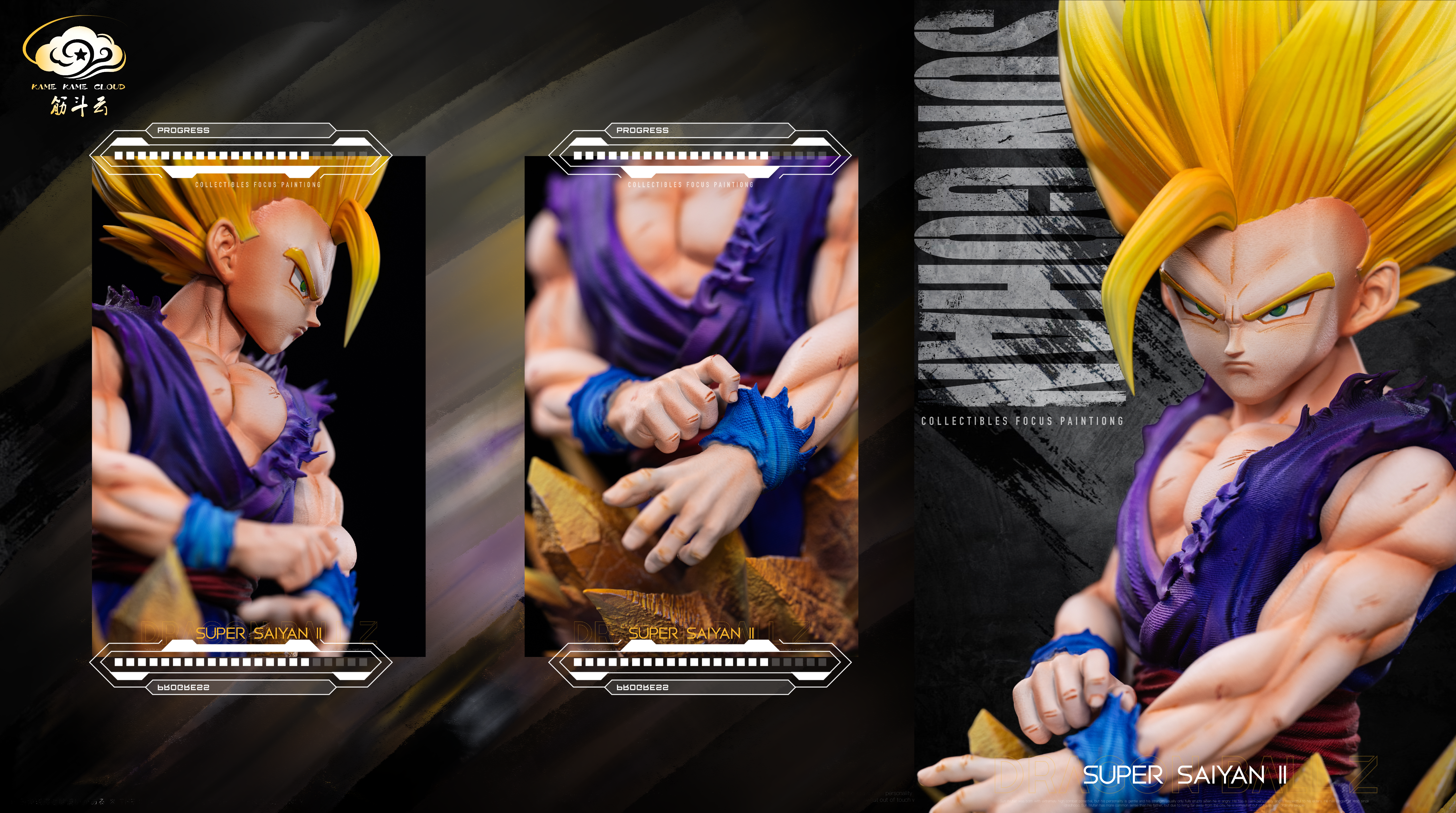 【Pre-sale】Bust of Super Saiyan II Gohan-Dragon Ball-Kame Kame Cloud Studio