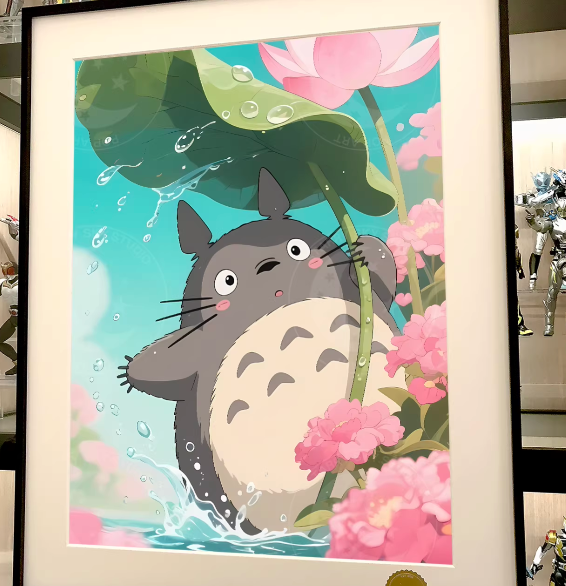 【Pre-sale】Decorative Painting of Lotus Leaf Totoro-XingKong Studio