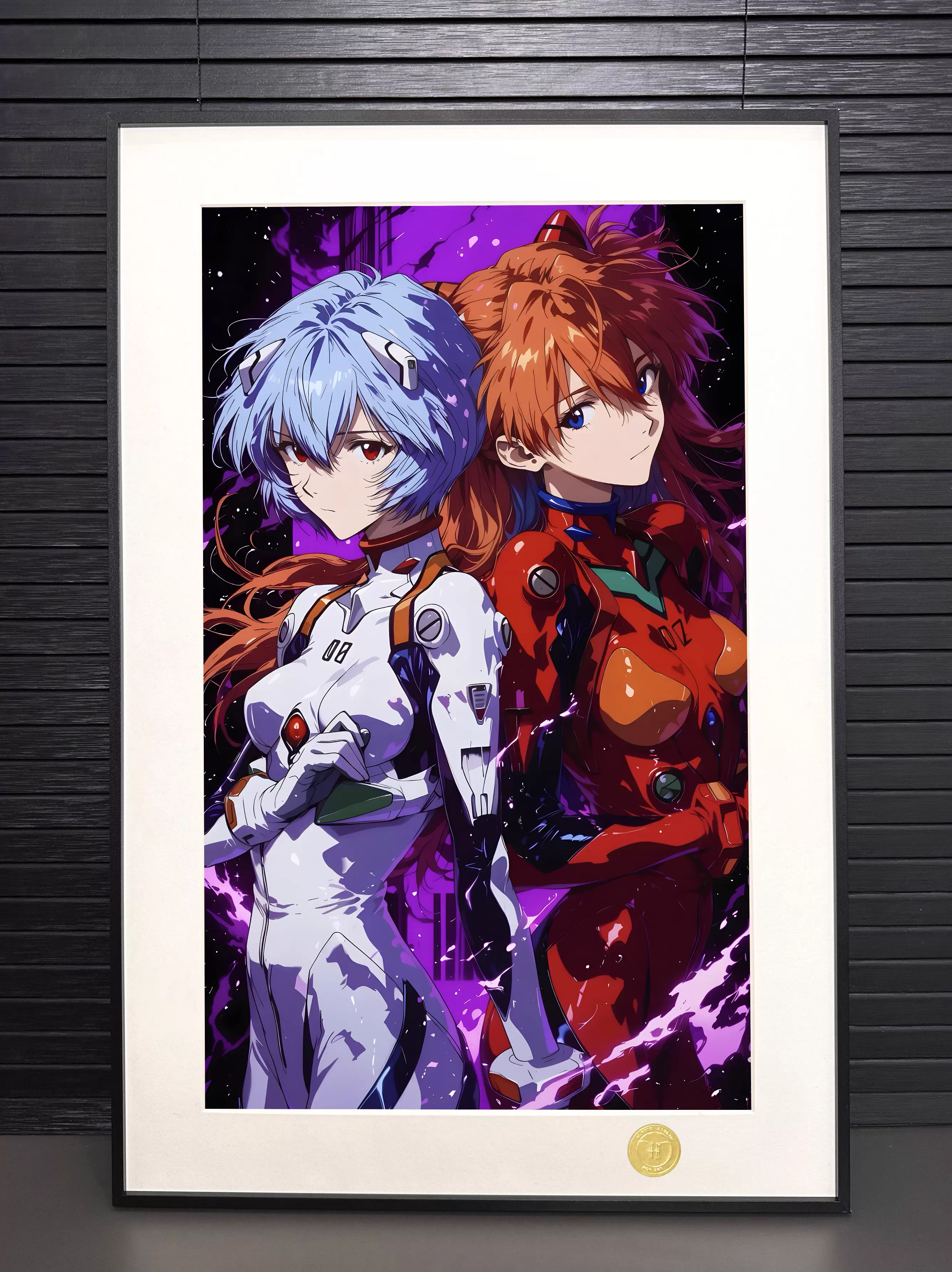 【Pre-sale】Decorative Painting of Ayanami Rei and Asuka-H2 Studio