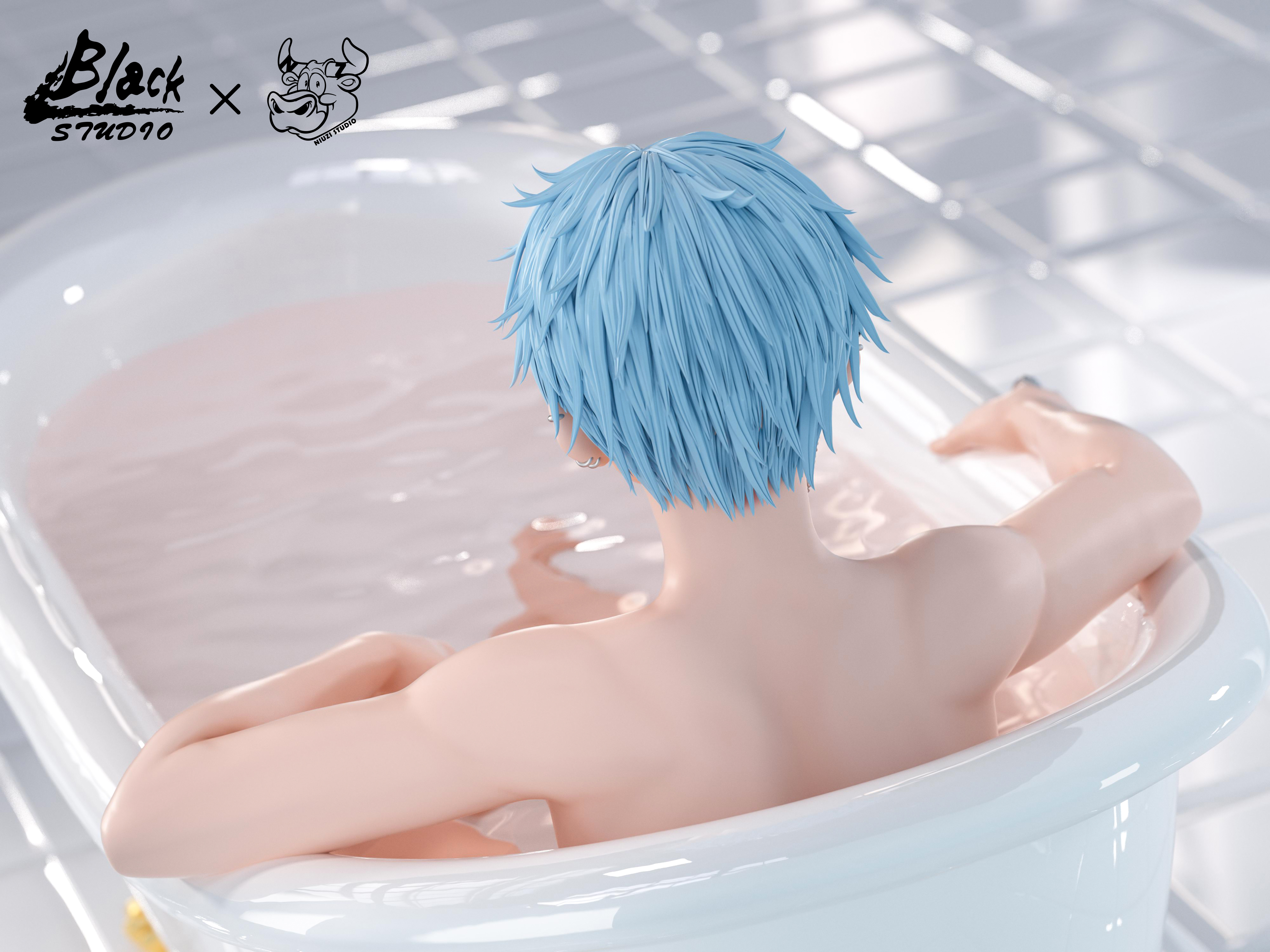 【Pre-sale】1/6 Scale Bathtub Okazaki Shinichi-BLACK and NIUZI Studios
