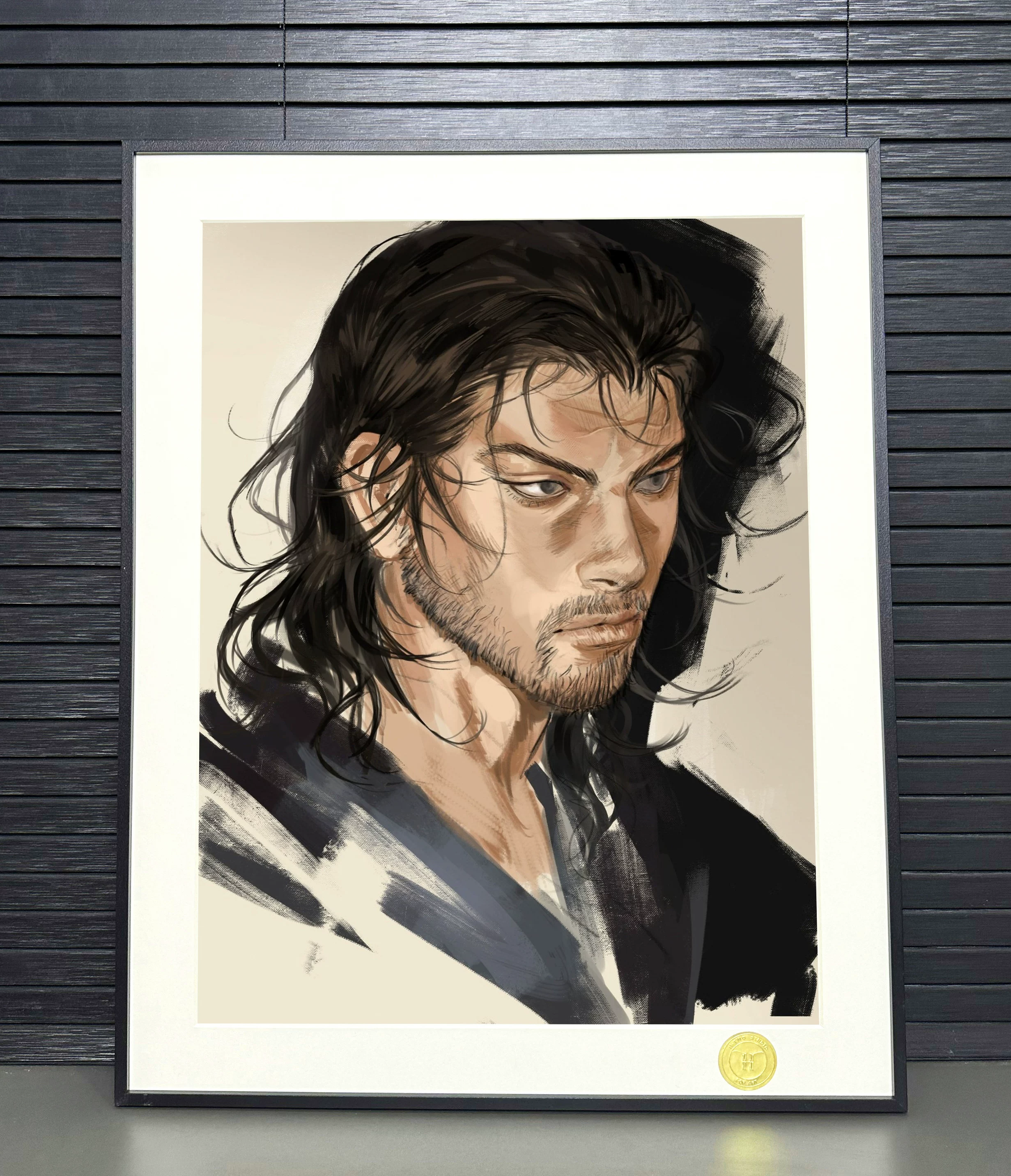 【Pre-sale】Decorative Painting of Miyamoto Musashi-Vagabond‌-H2 Studio