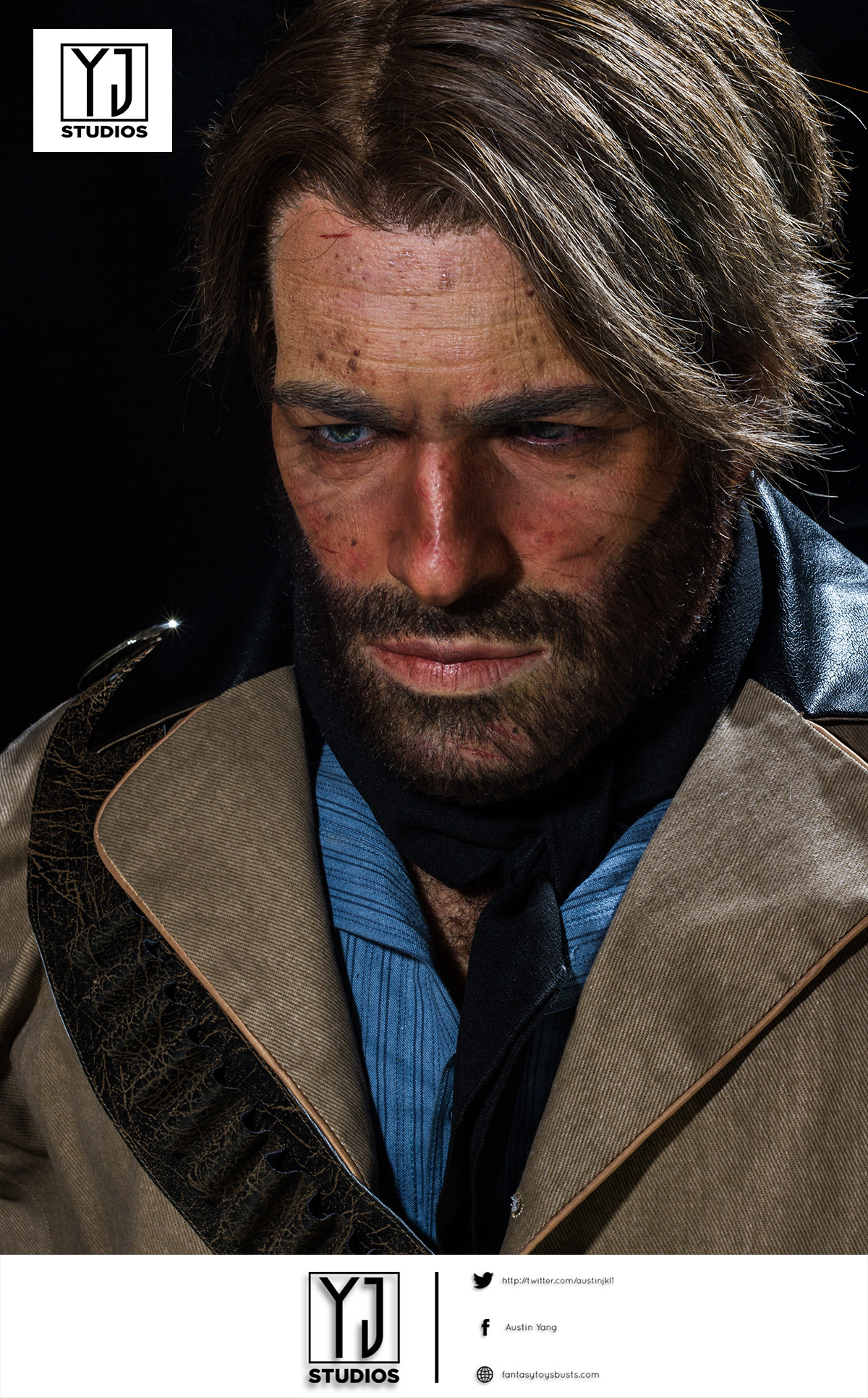 【Pre-sale】1/1 Scale Bust of Arthur Morgan-YJ Studio