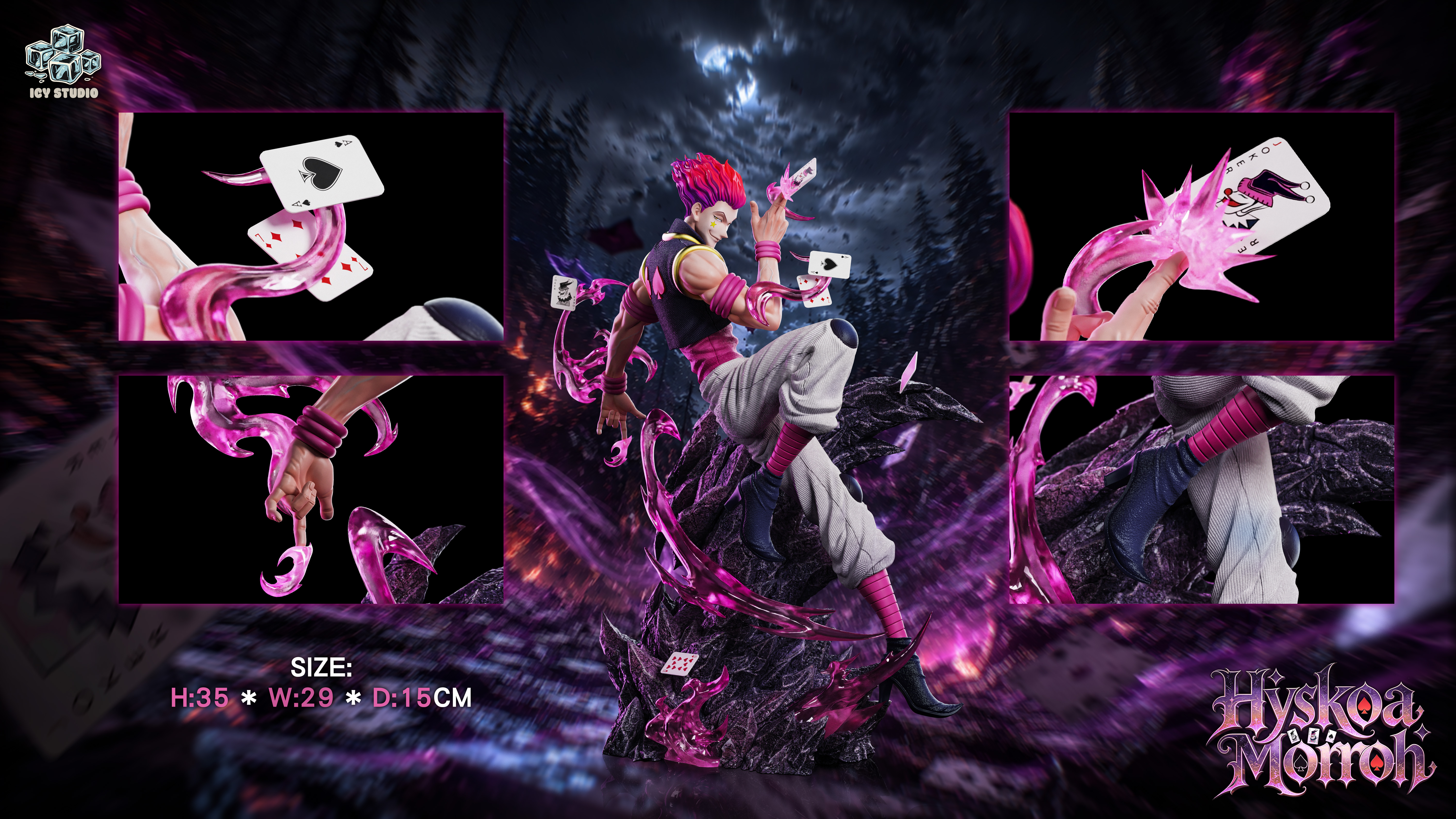 【Pre-sale】1/6 Scale Illumi Zoldyck and Hyskoa-Hunter X Hunter-Icy Studio
