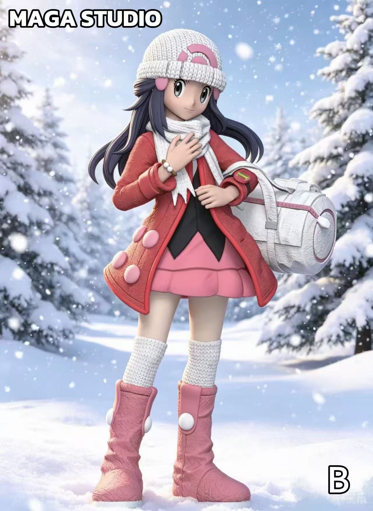 【Pre-sale】1/20 Scale Winter Dawn and Piplup-Pokemon-Maga Studio