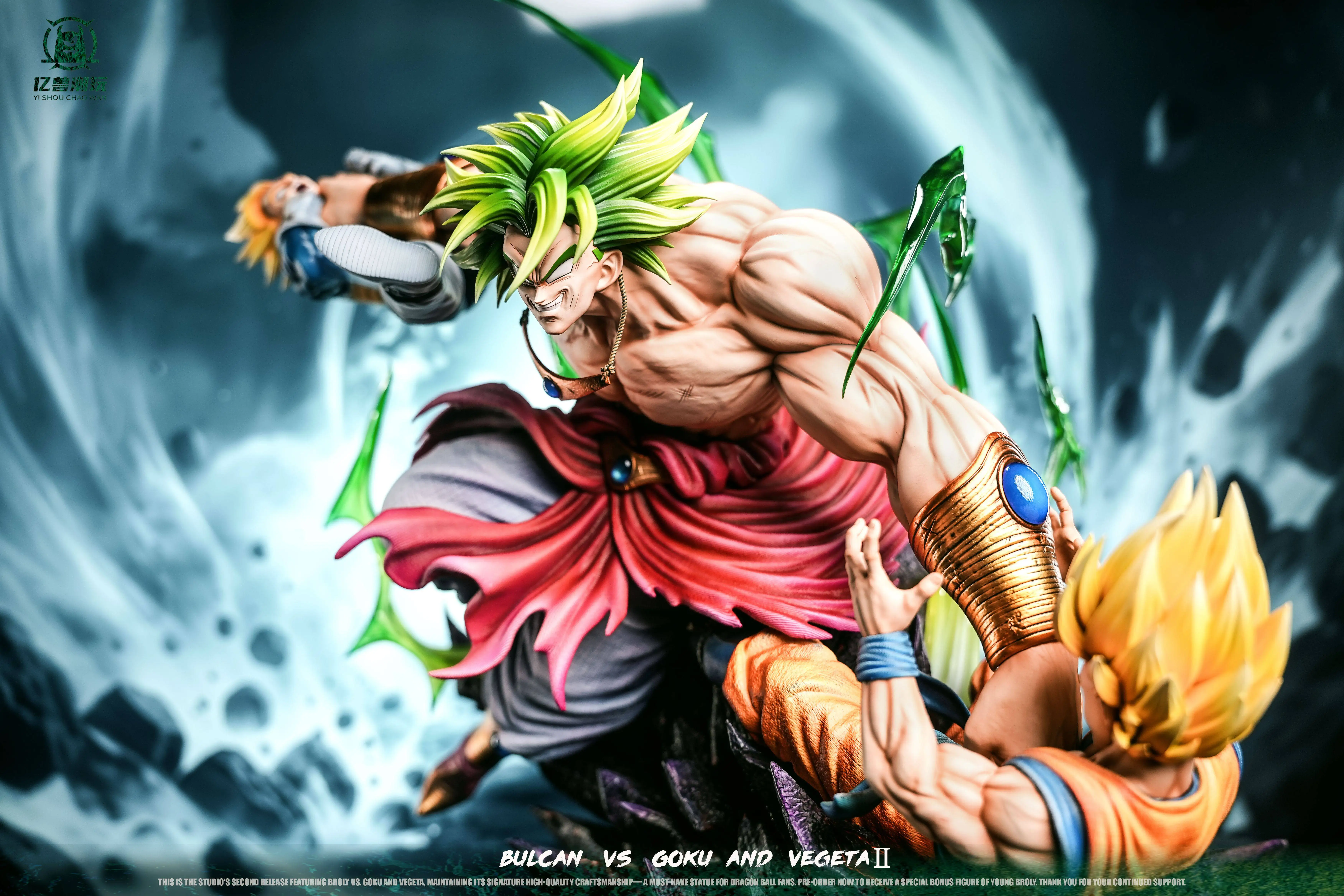 【Pre-sale】1/6 and 1/4 Scale Broli VS Goku and Vegeta 2.0-Dragon Ball-YiShou Studio
