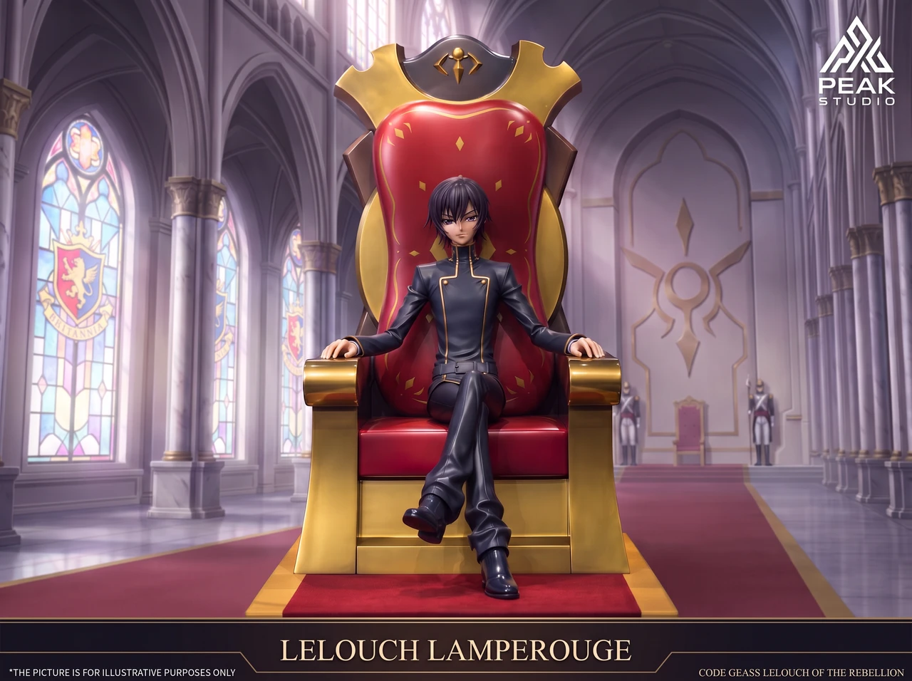 【Pre-sale】1/6 Scale Lelouch Lamperouge-Code Geass: Lelouch of the Rebellion-Peak Studio