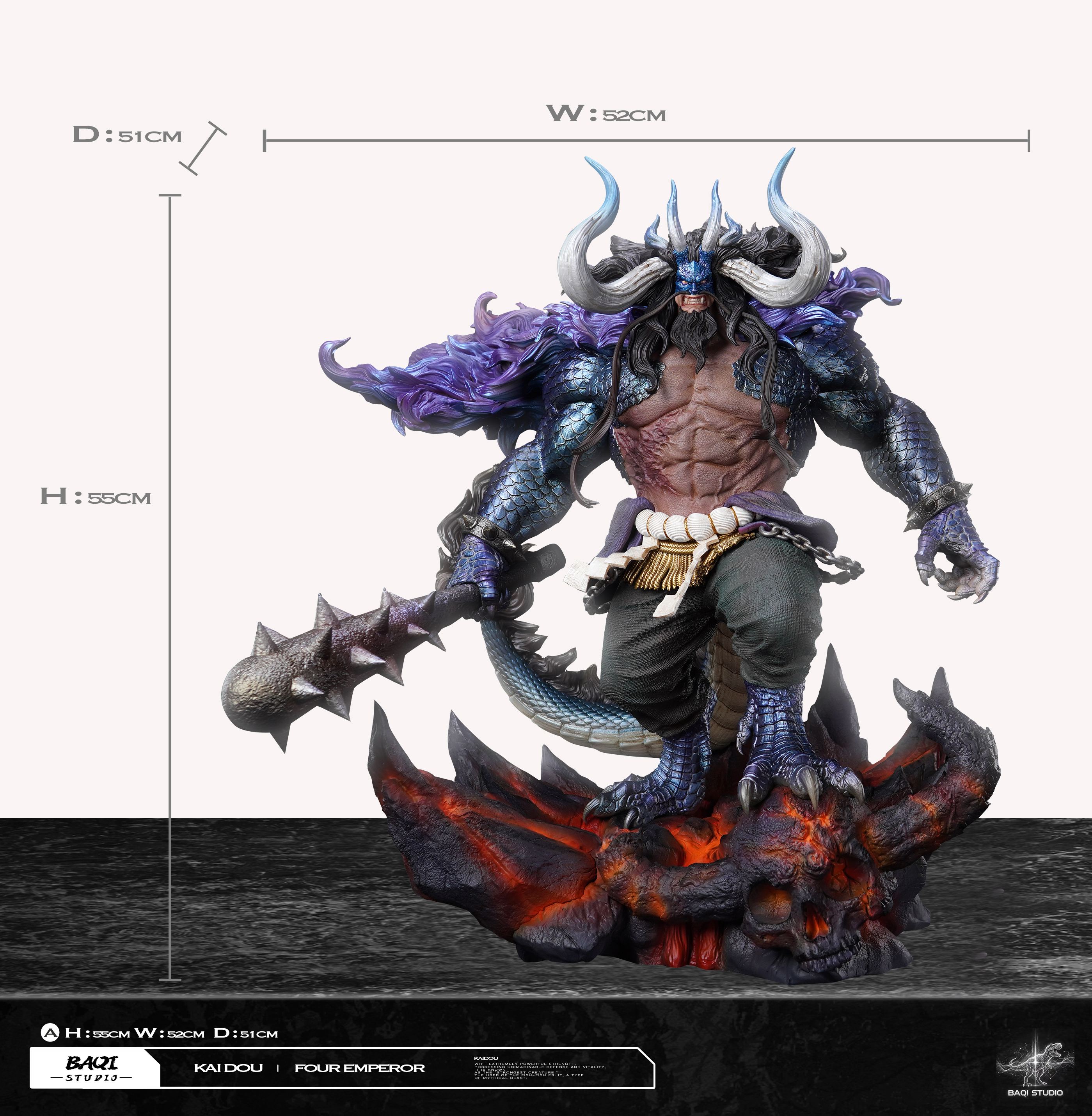 【Pre-sale】Kaidou-One Piece-BaQi Studio
