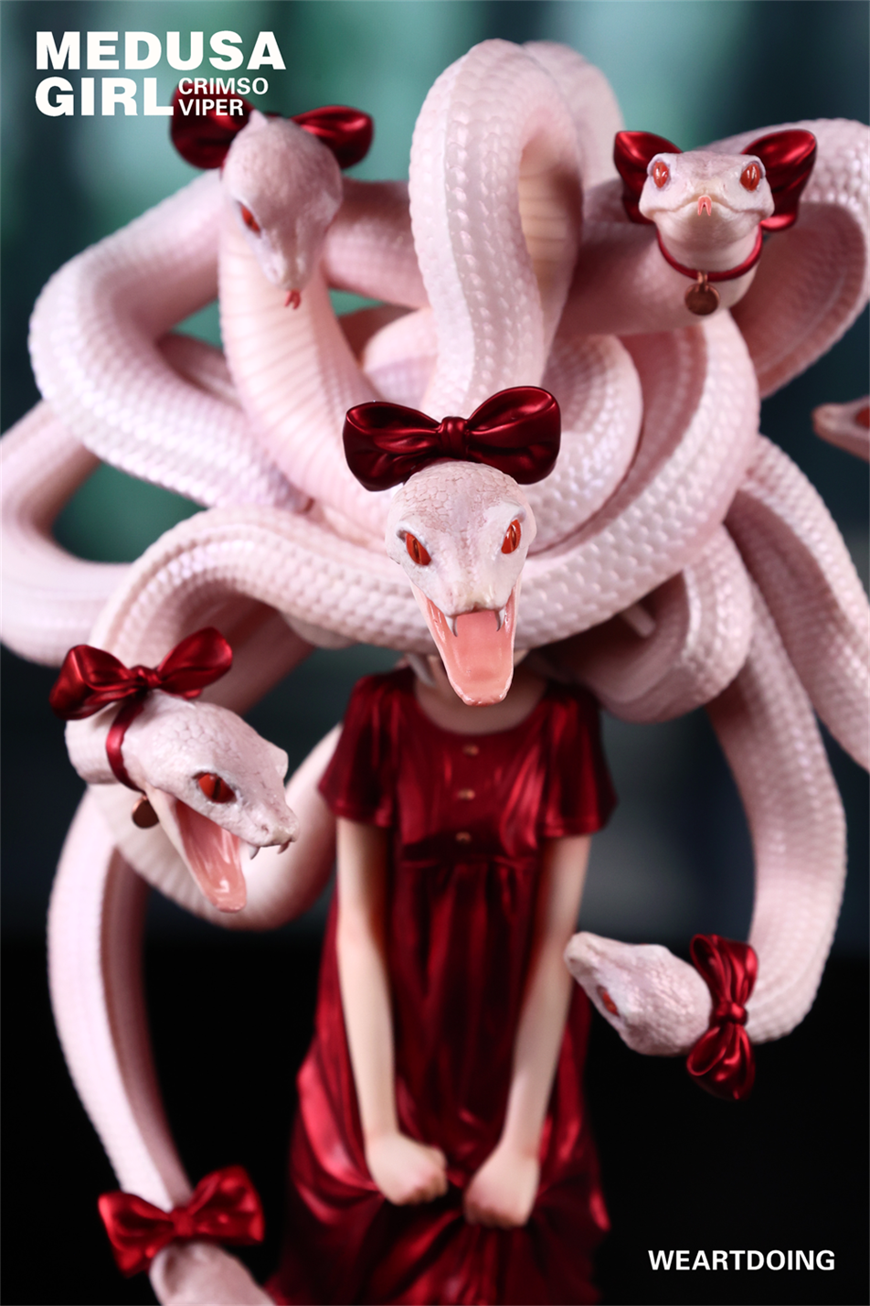 【Pre-sale】Medusa Girl-Green Viper and Crimson Viper-WeArtDoing Studio
