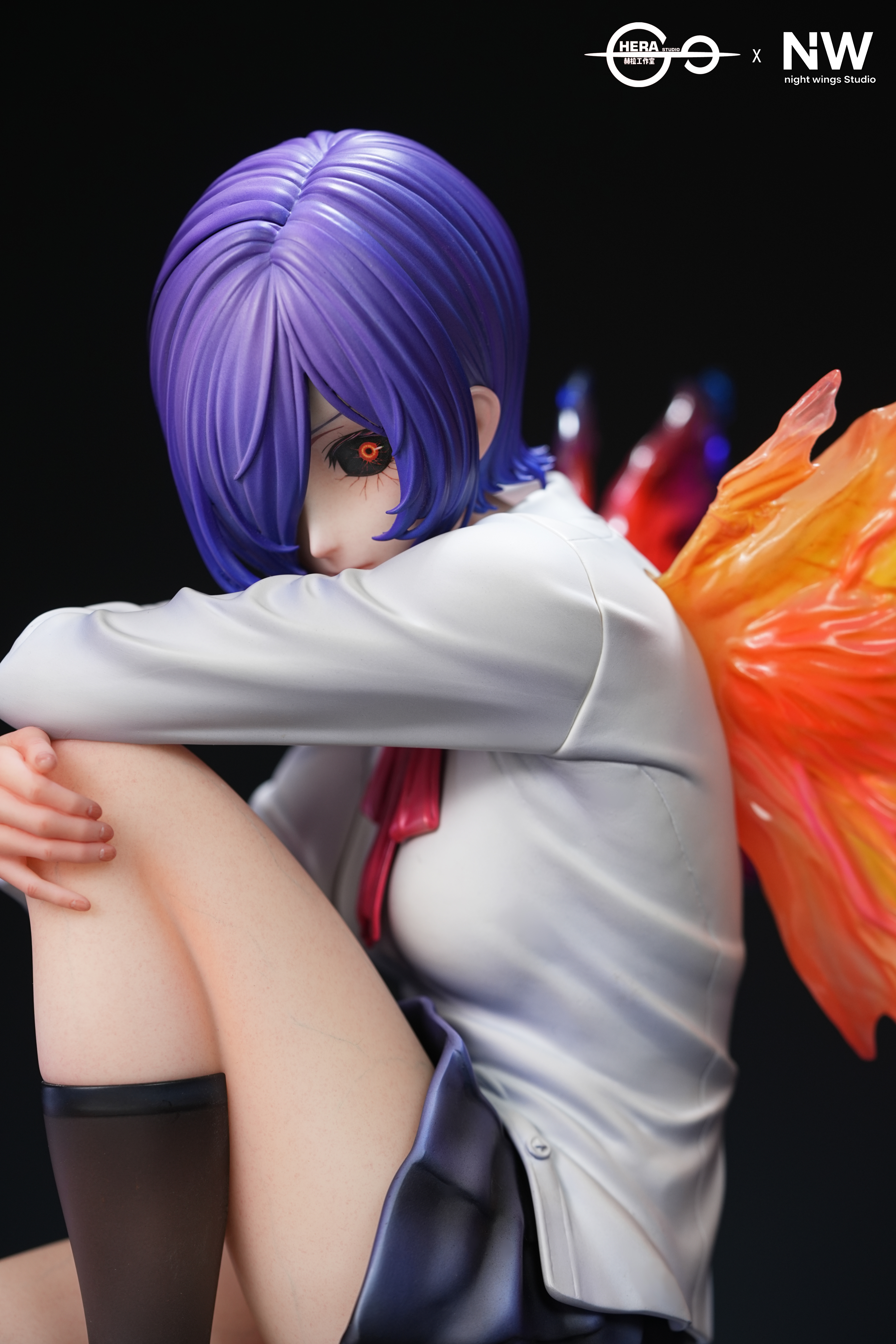 【Pre-sale】1/6 and 1/4 Scale Touka Kirishima with LED-Tokyo Ghoul‌-HERA Studio × Night Wing Studio