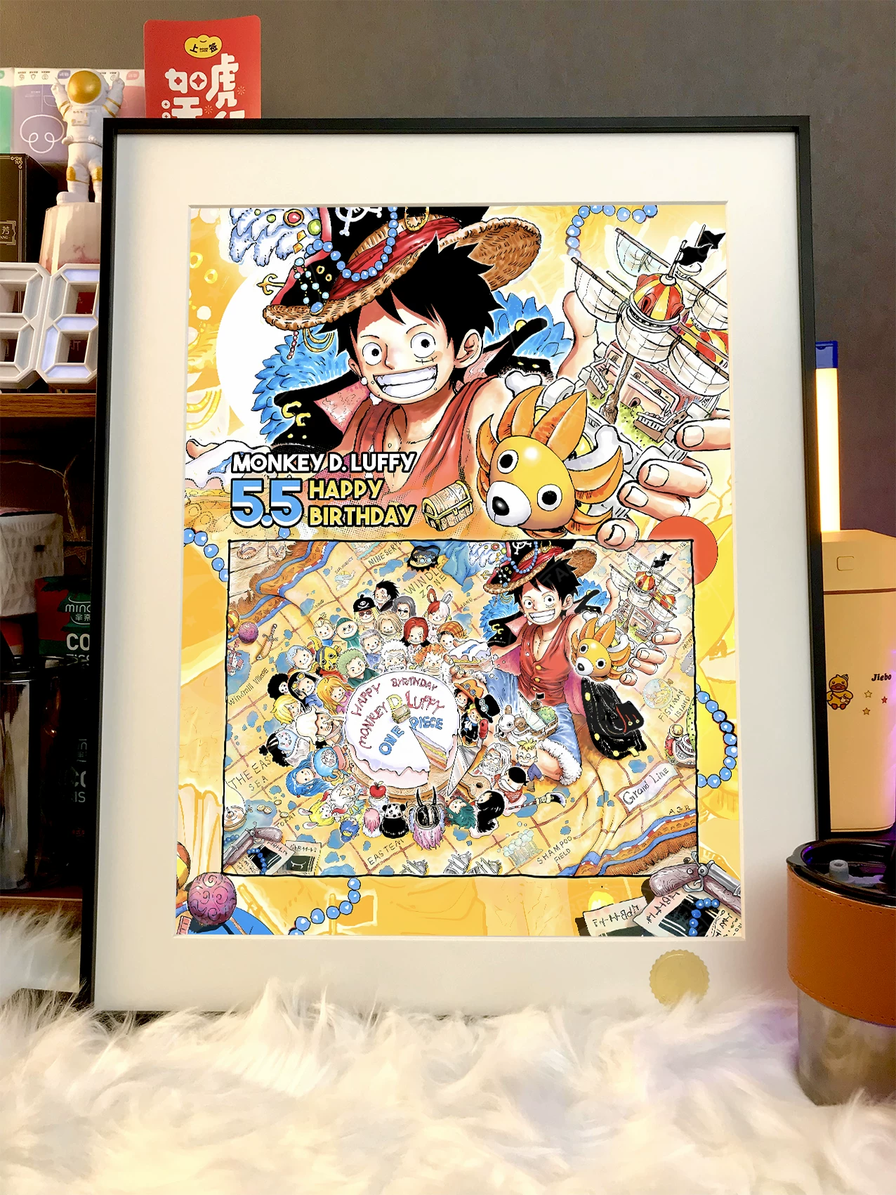 【Pre-sale】Decorative Painting of Happy Birthday Luffy-XingKong Studio