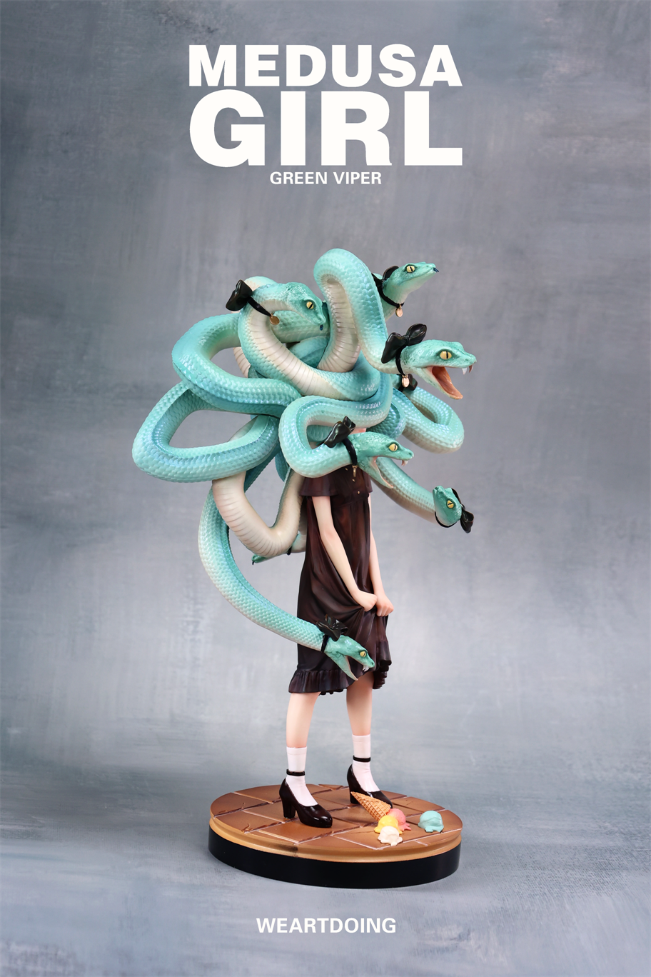 【Pre-sale】Medusa Girl-Green Viper and Crimson Viper-WeArtDoing Studio