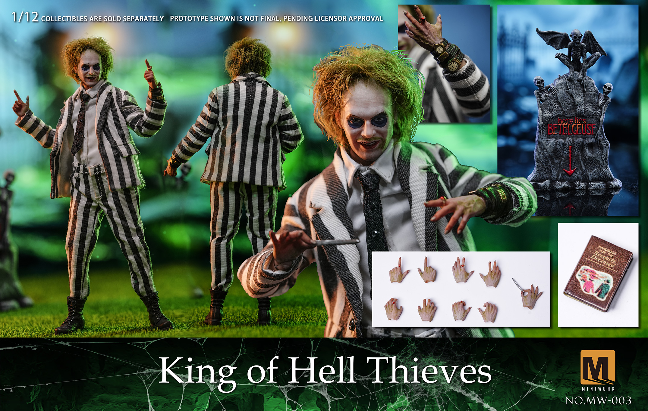 【Pre-sale】1/12 Scale MW-003 King of Hell Thieves Collectible-MINIWORK Studio