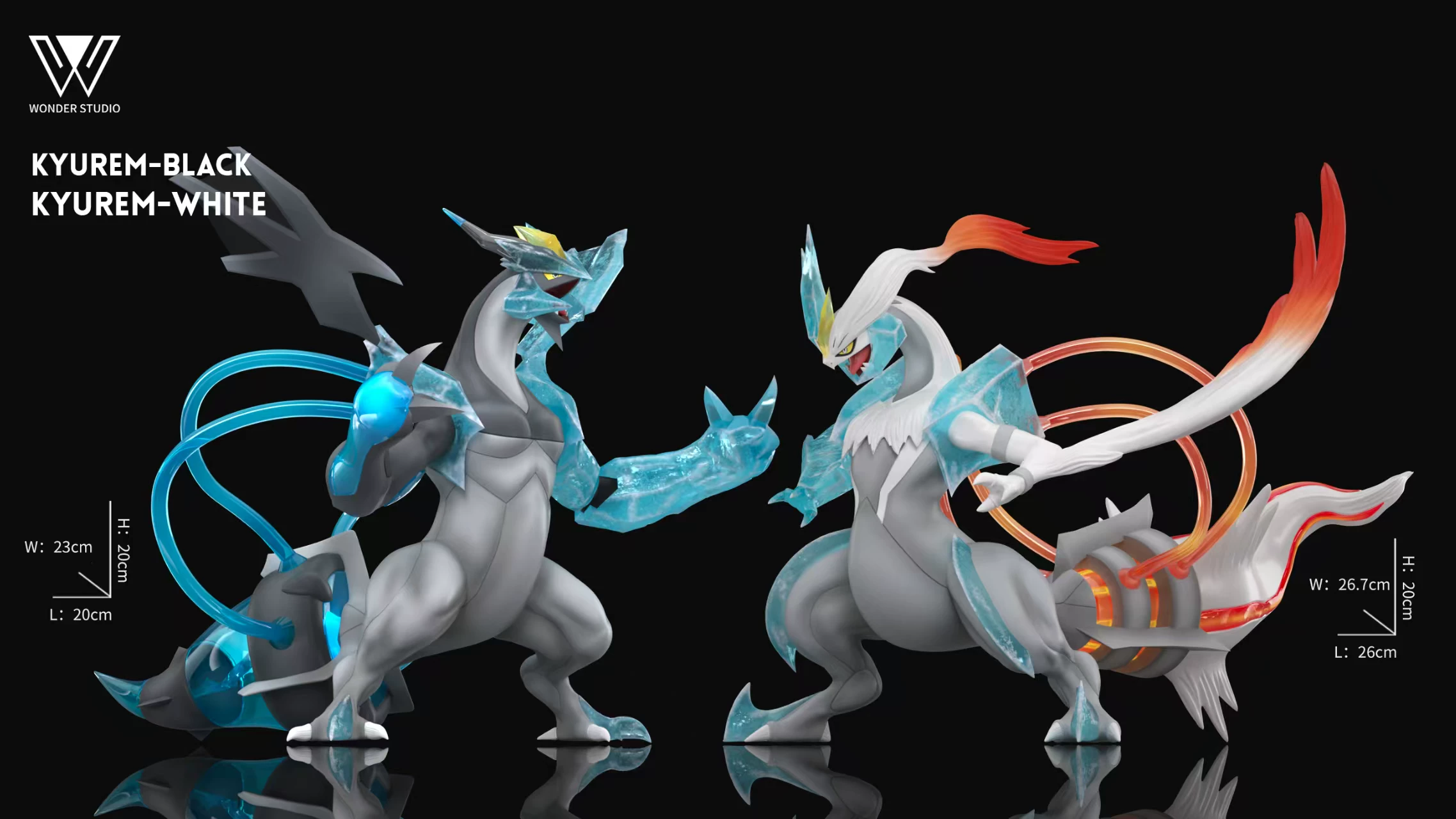 【Pre-sale】1/20 Scale Kyurem-Pokemon-Wonder Studio