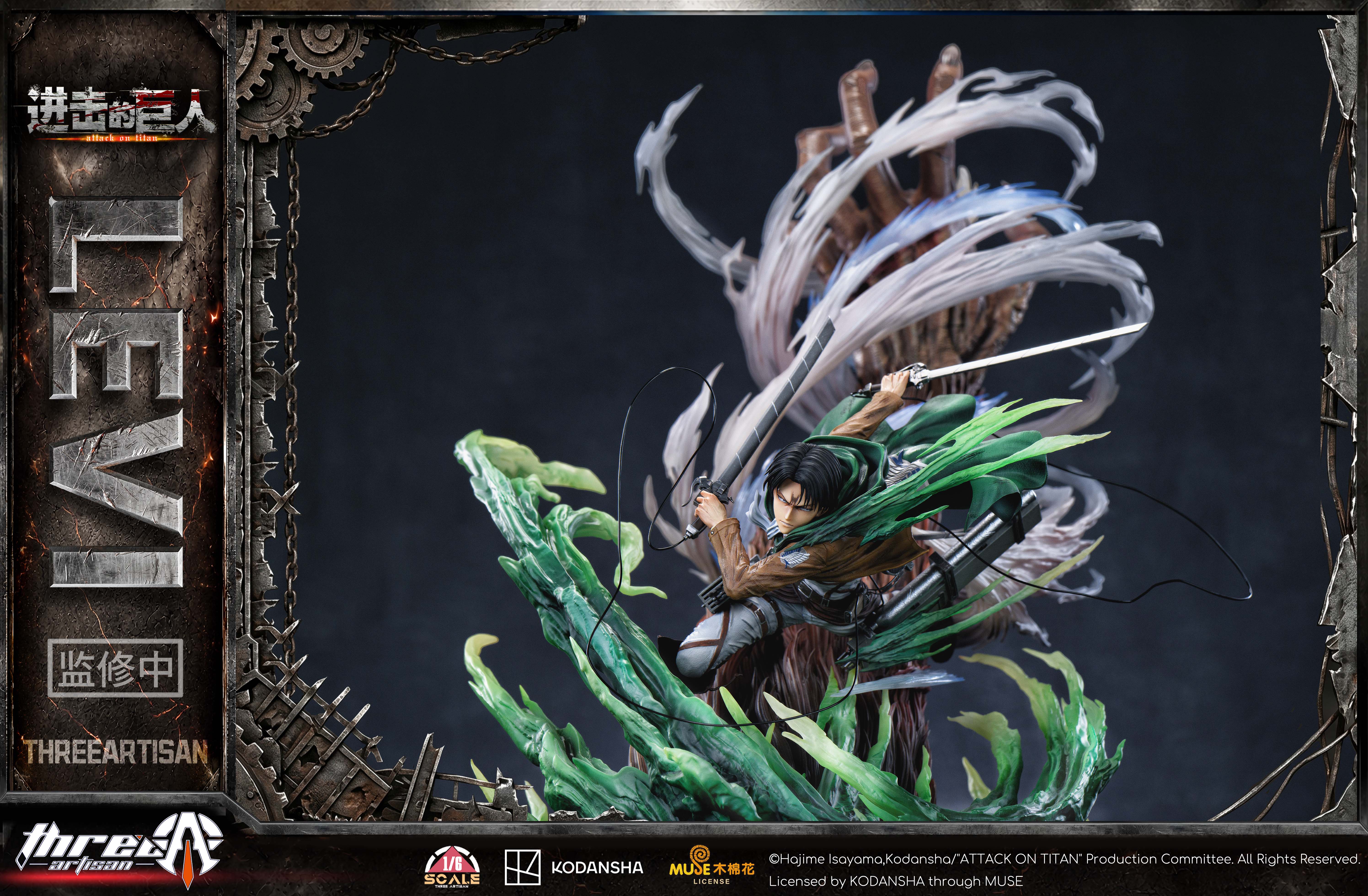 【Pre-sale】1/6 Scale Levi Ackerman with LED Licensed-Attack on Titan-ThreeArtisan Studio
