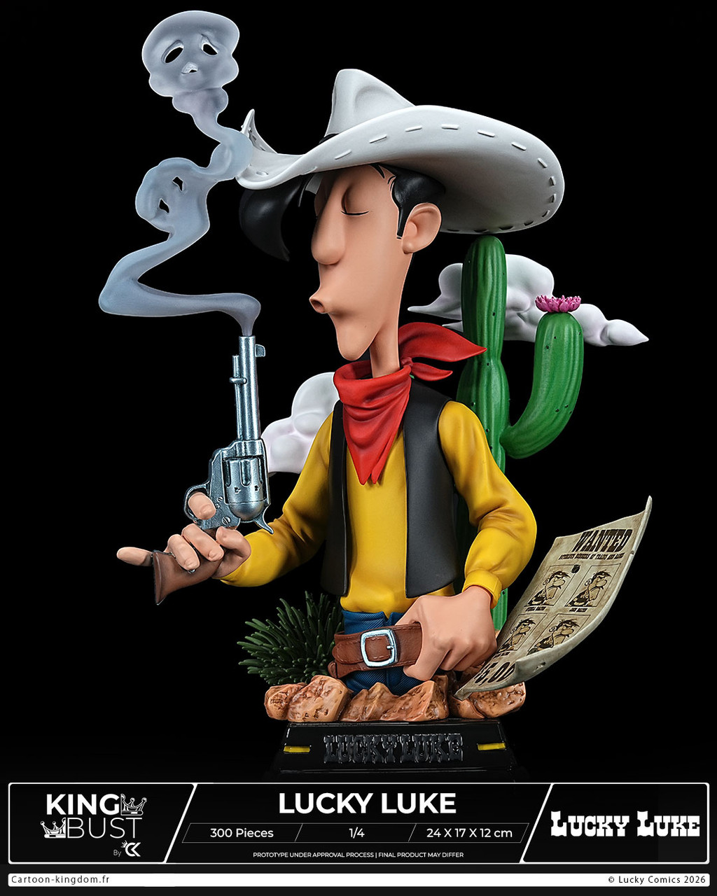 【Pre-sale】1/4 Scale Bust of Lucky Luke-Cartoon Kingdom Studio