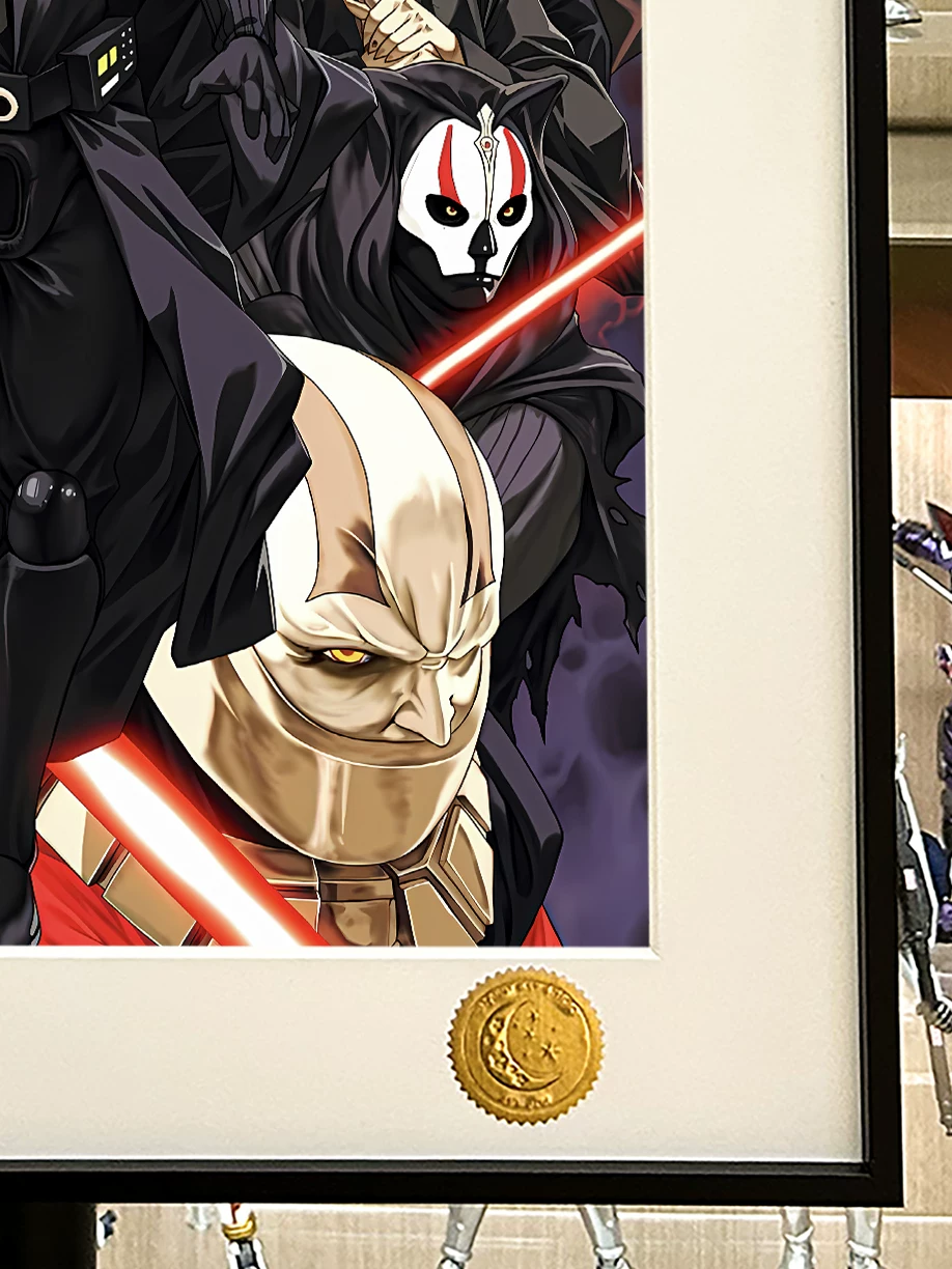 【Pre-sale】Decorative Painting of Darth Vader and The Mandalorian-Star Wars-XingKong Studio