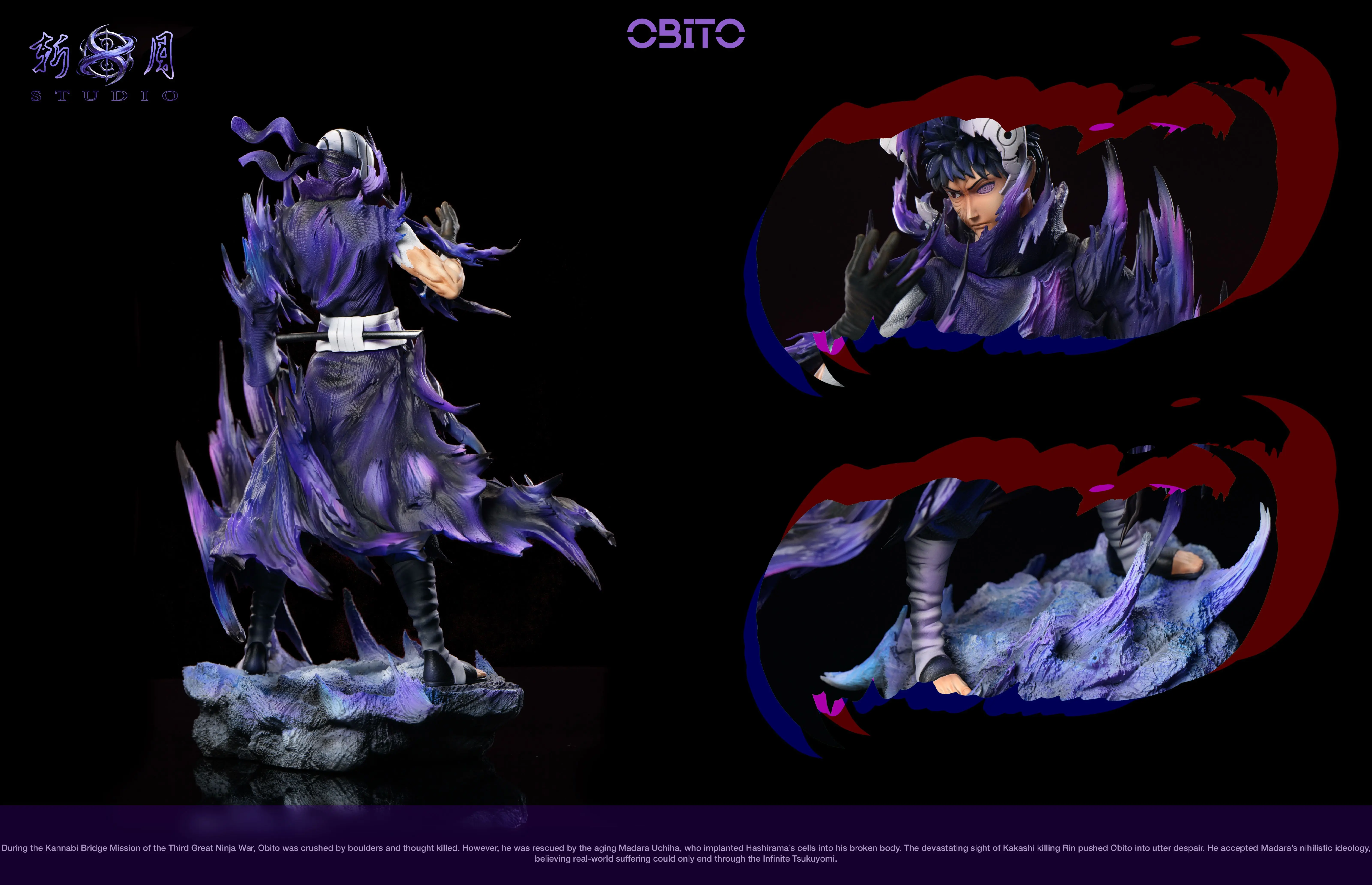 【Pre-sale】1/6 and 1/4 Scale Uchiha Obito-Naruto-ZhanYue Studio