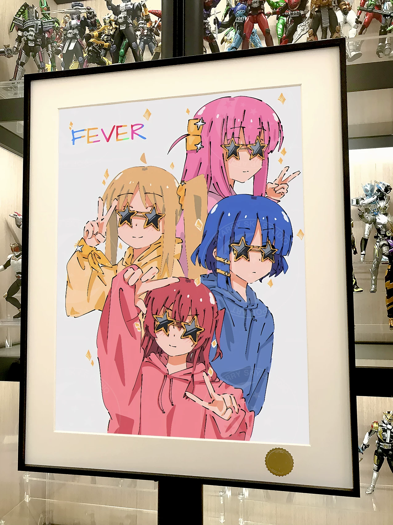 【Pre-sale】Decorative Painting of Fever Four-BOCCHI THE ROCK!-XingKong Studio