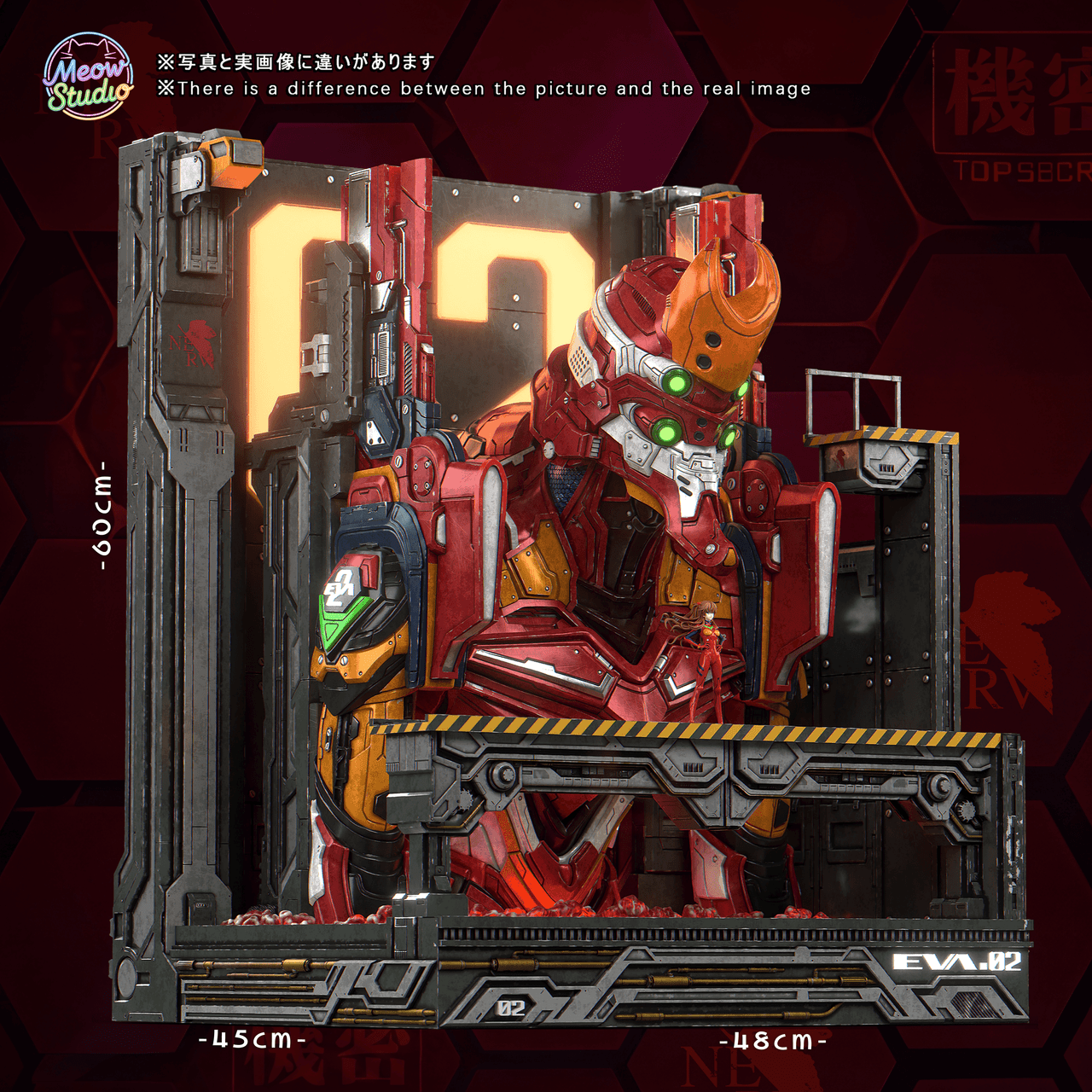【Pre-sale】EVA-02 and Asuka with LED-EVA-Meow Studio