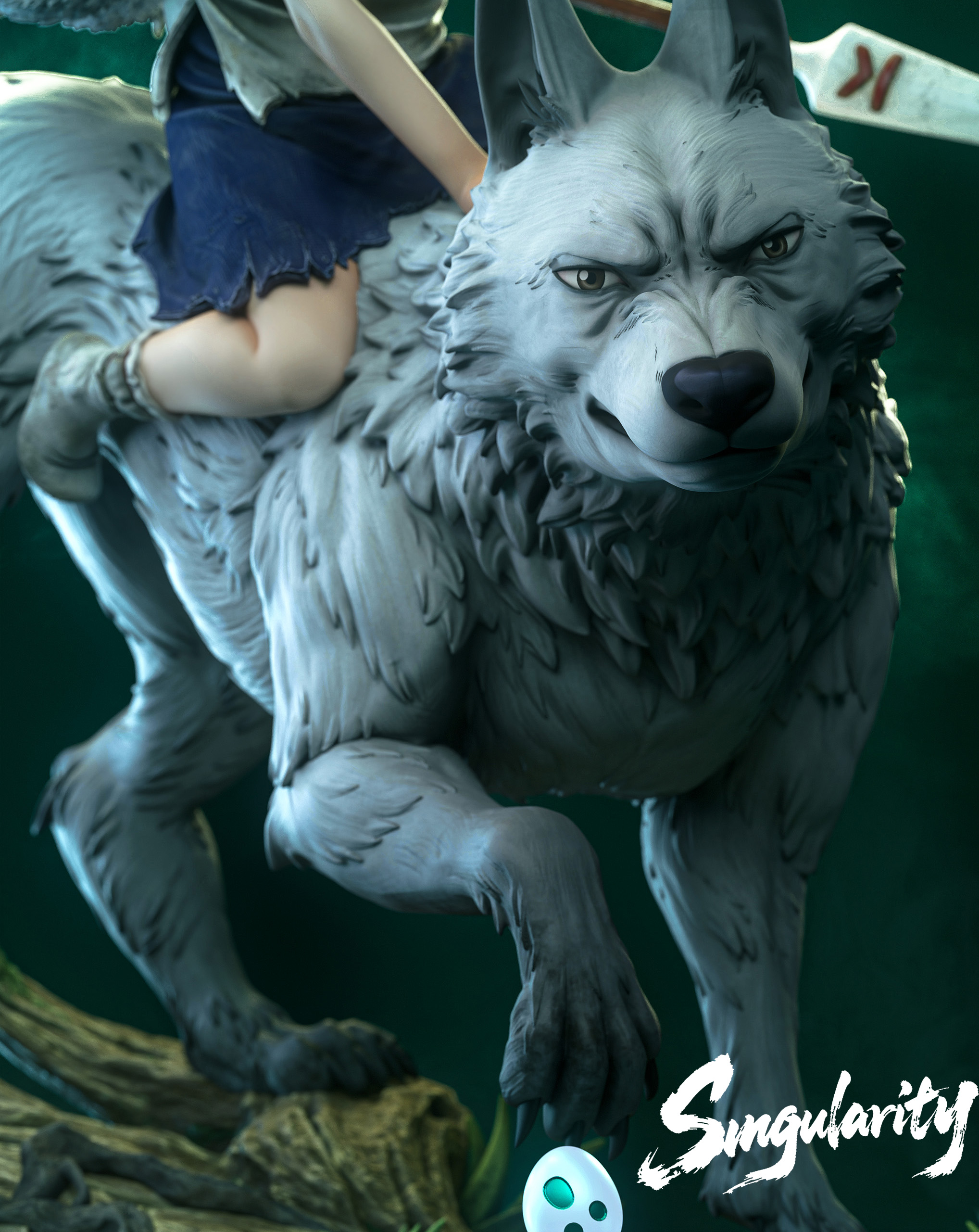 【Pre-sale】1/6 Scale Princess Mononoke-Studio Ghibli-Singularity Studio