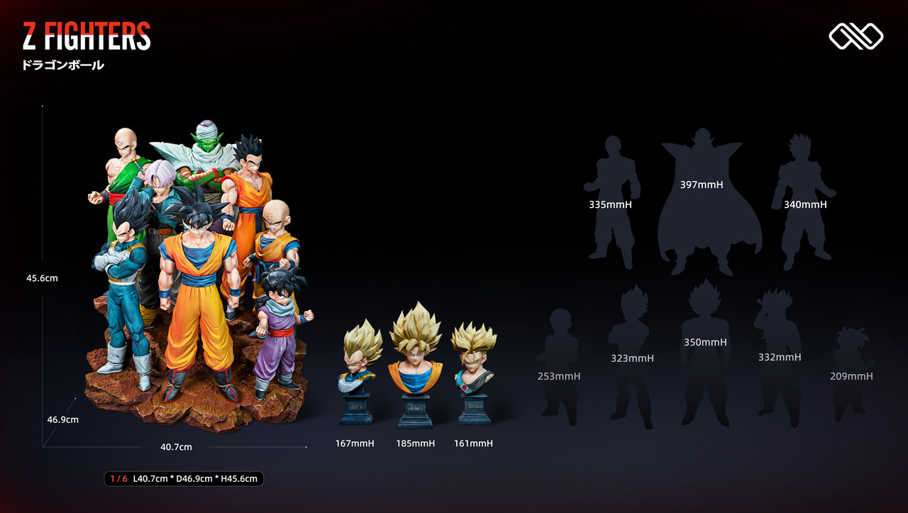 【Pre-sale】1/6 Scale Z Fighters 2.0-Dragon Ball-Infinite Studio