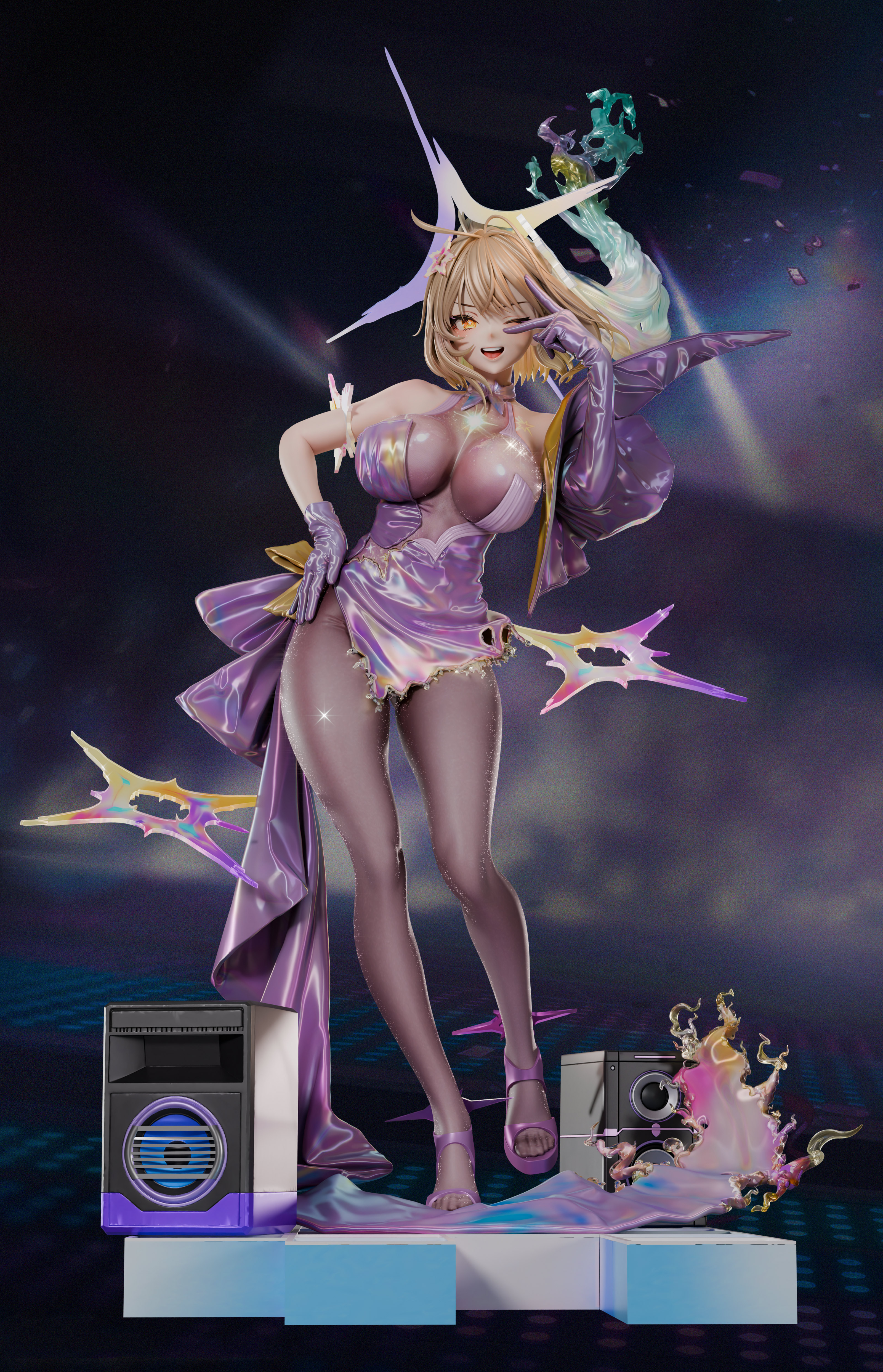 【Pre-sale closed】1/6 Scale ‌Shiny Anis-NIKKE: The Goddess of Victory-QBYGZ Studio