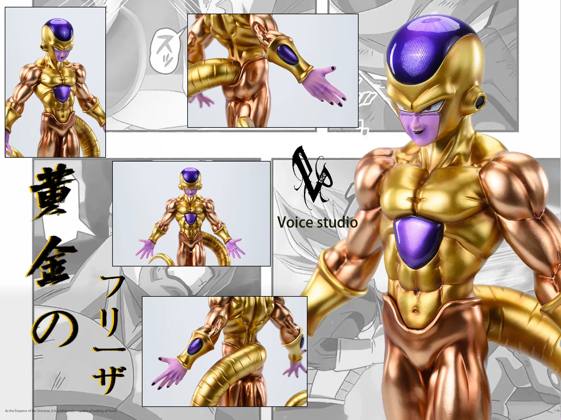 【Pre-sale】1/6 Scale Gold Frieza-Dragon Ball-Voice Studio