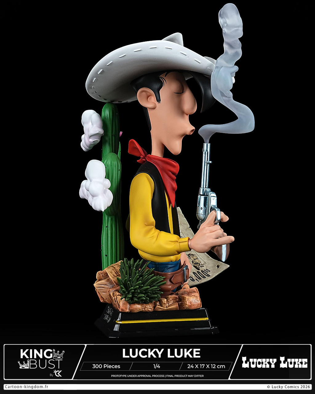 【Pre-sale】1/4 Scale Bust of Lucky Luke-Cartoon Kingdom Studio