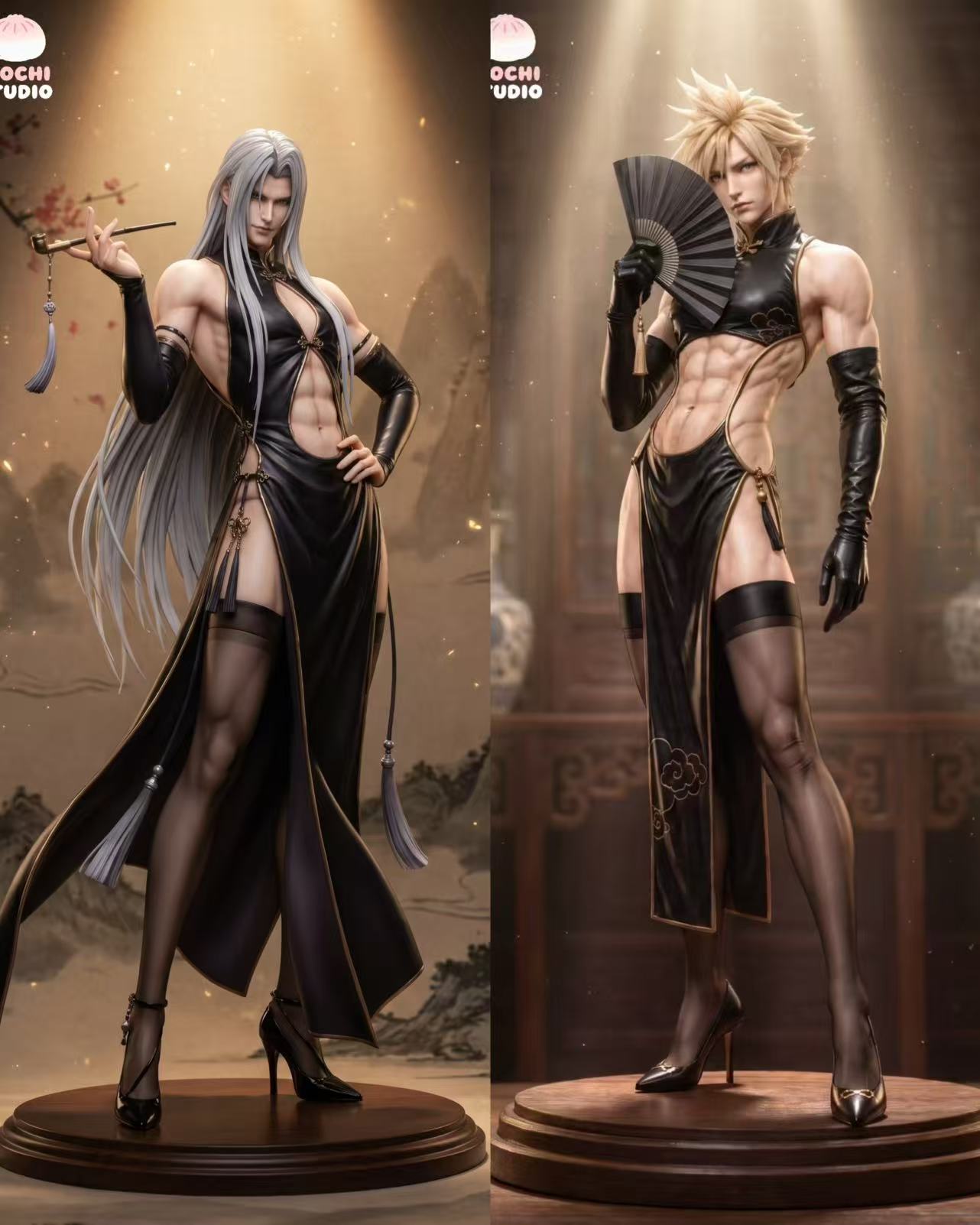 【Pre-sale】Cheongsam Cloud and Sephiroth-Final Fantasy-Mochi Studio