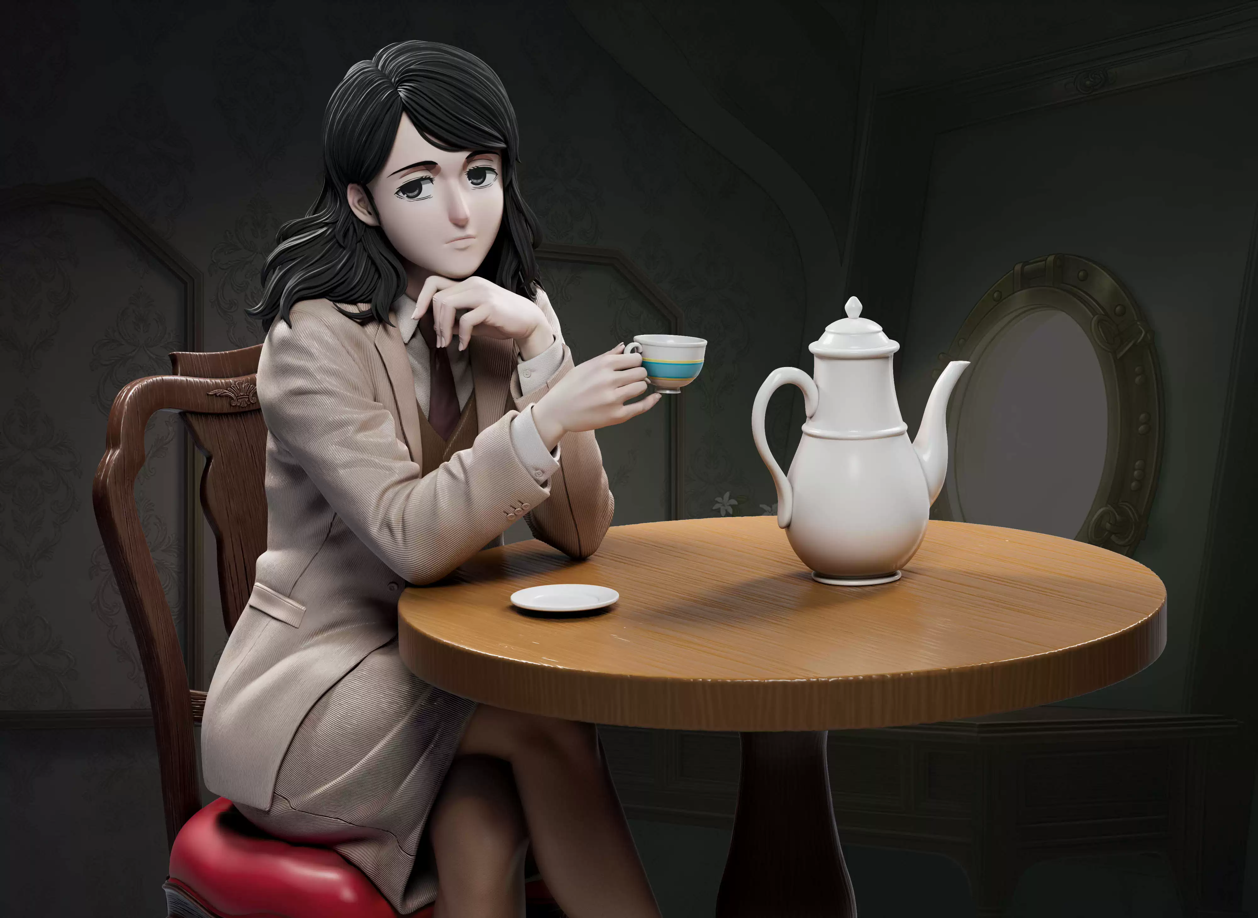 【Pre-sale】1/6 Scale Pieck Finger-Attack on Titan-Cedar Studio