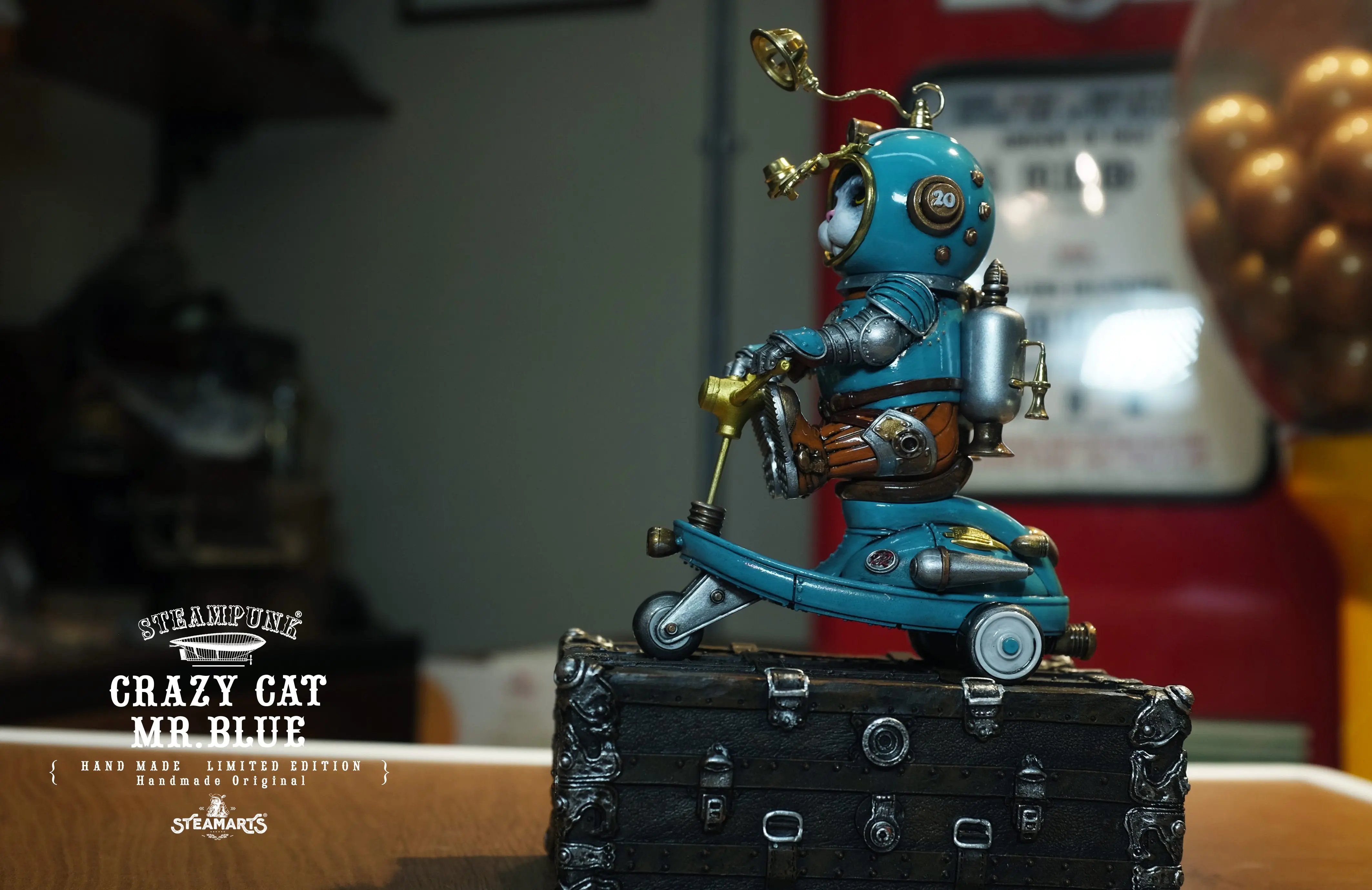 【Pre-sale】Mini Scooter of CRAZY CAT MR.BLUE-STEAMARTS Studio