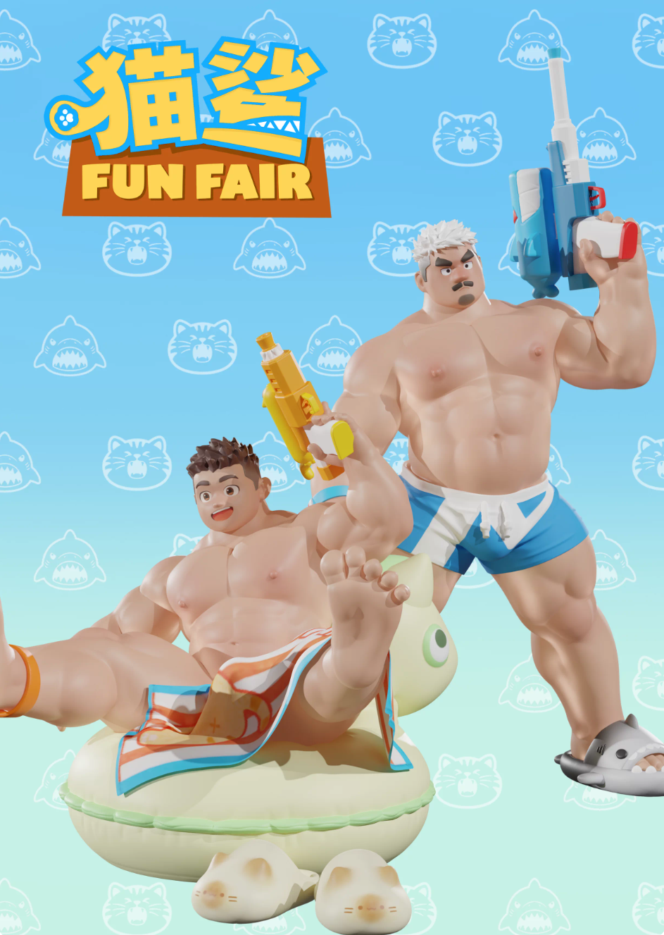 【Pre-sale】Cat Boy and Shark Uncle-PaoXiao Studio