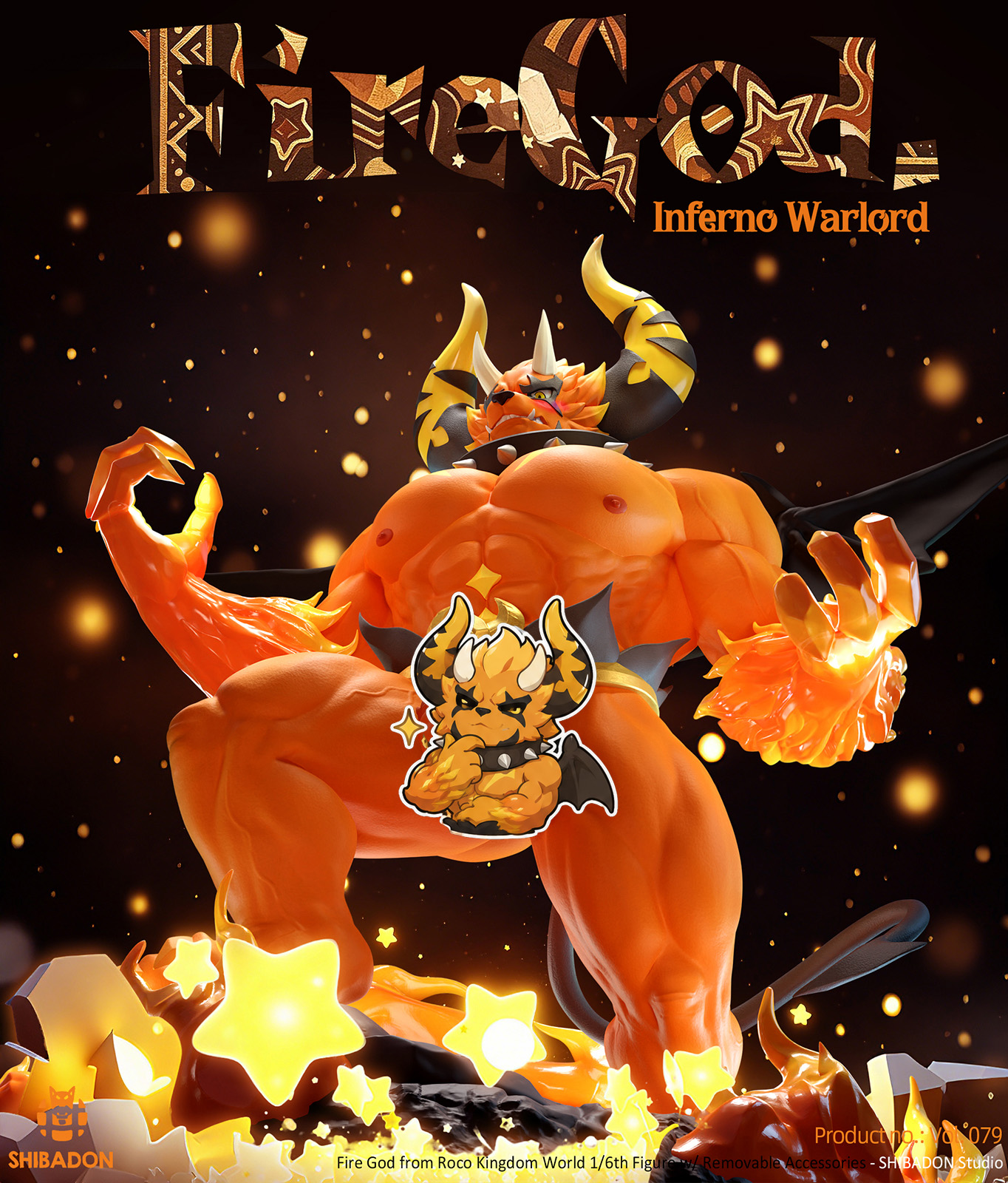 【Pre-sale】1/6 Scale Vulcan-Roco Kingdom-Shibadon Studio