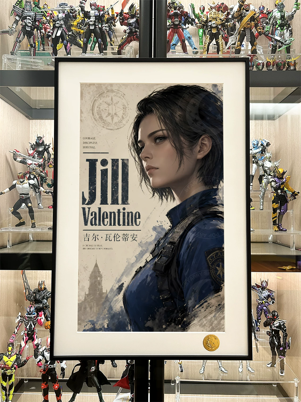 【Pre-sale】Decorative Painting of Ada Wong, Jill and Grace-Resident Evil-XingKong Studio