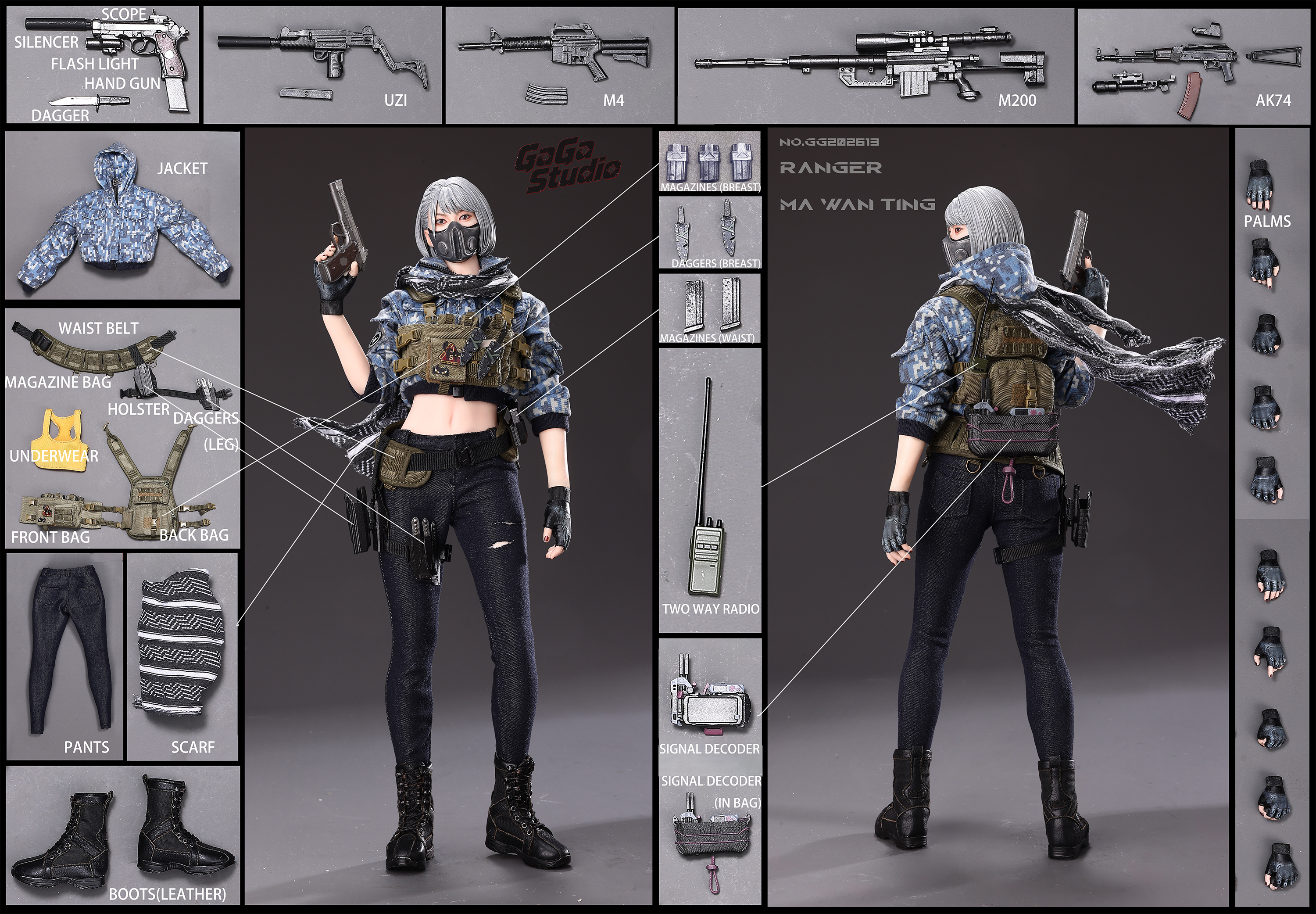 【Pre-sale】1/6 Scale Ranger Ma Wan Ting-GaGa Studio