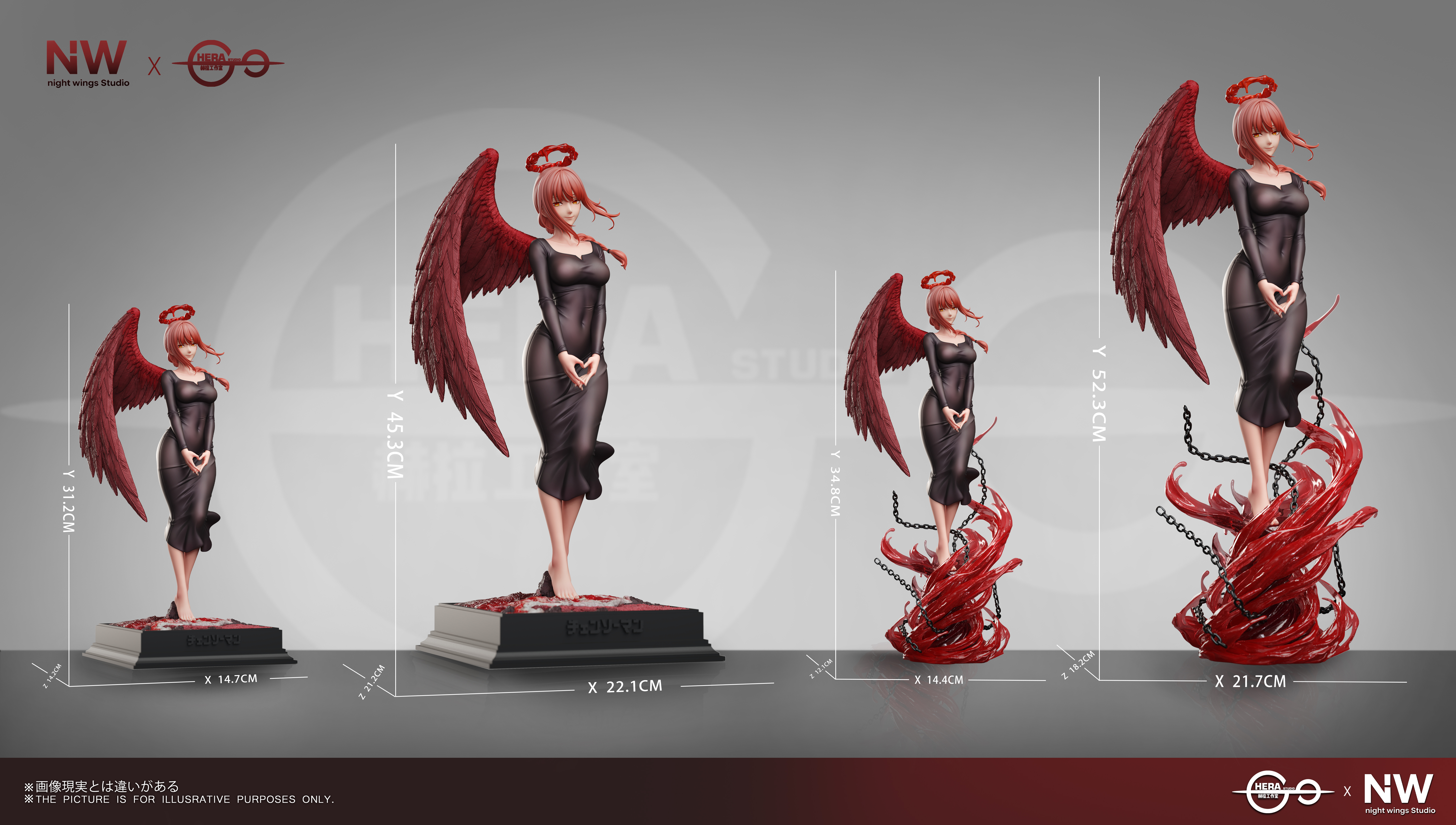 【Pre-sale】1/6 and 1/4 Scale Makima-Chainsaw Man-Night Wing Studio × Hera Studio