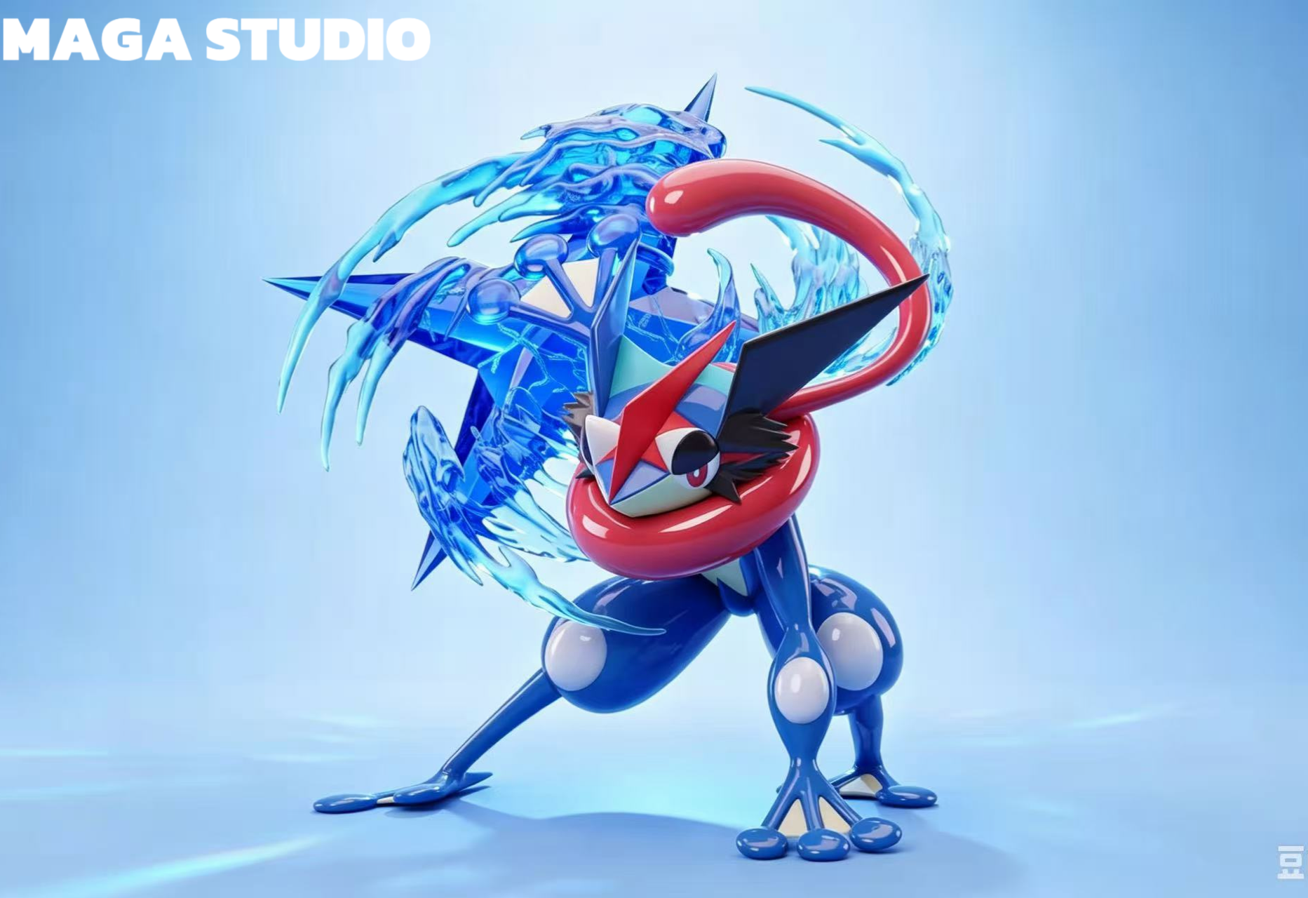【Pre-sale】1/20 Scale Ash Ketchum and Greninja-Pokemon-Maga Studio
