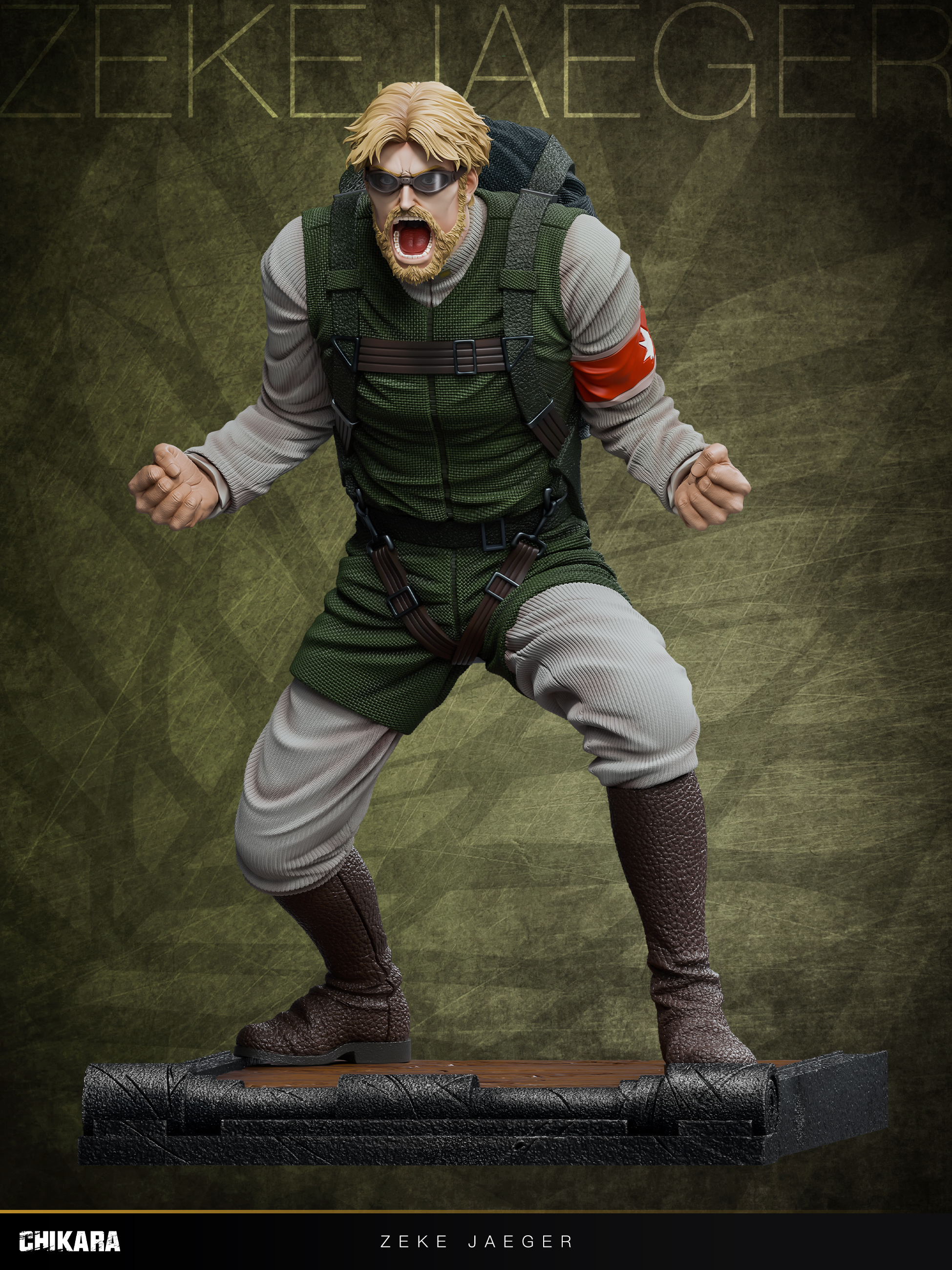 【Pre-sale】1/6 Scale Zeke Jaeger-Attack on Titan-CHIKARA Studio