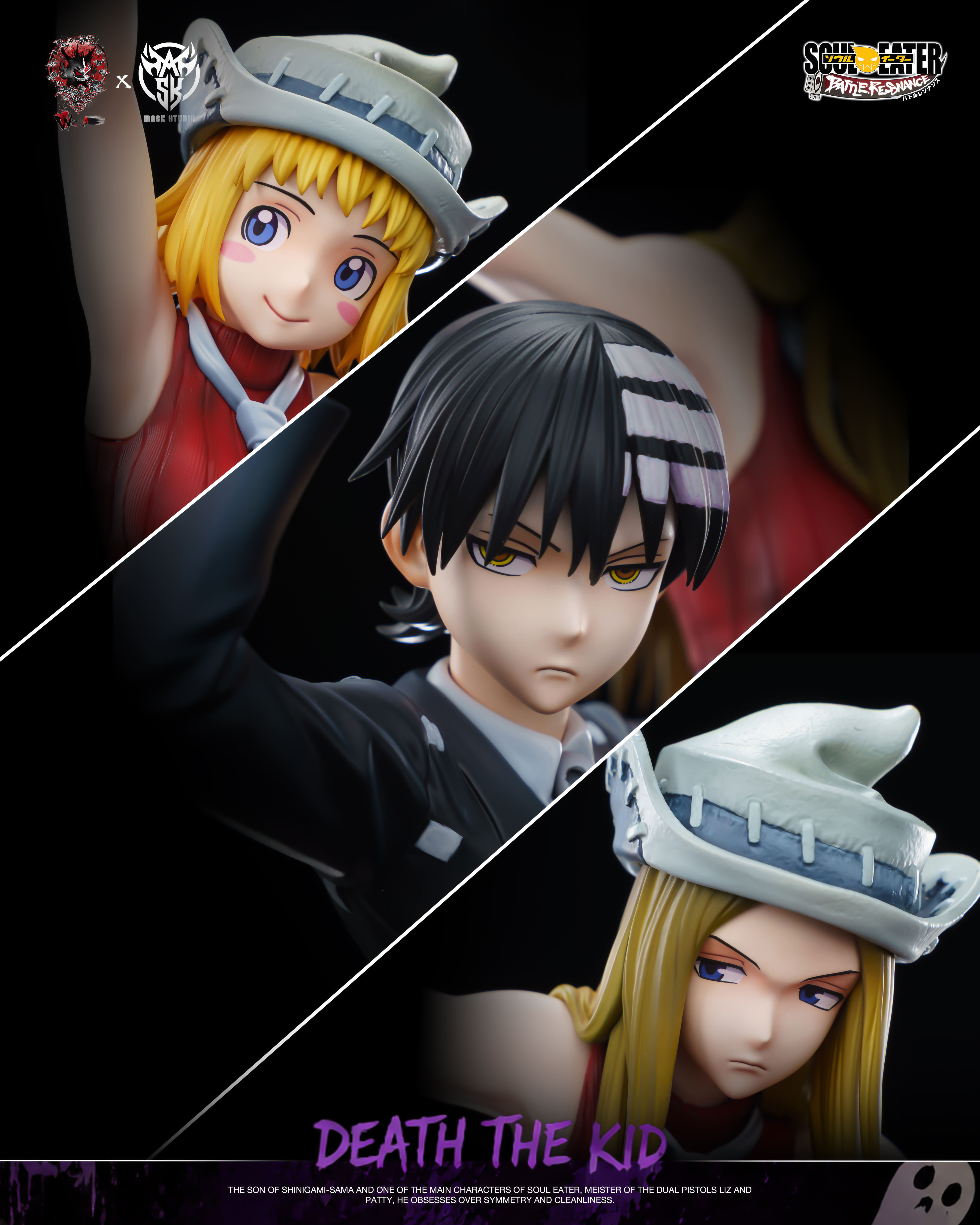 【Pre-sale】1/6 Death the Kid-Soul Eater-Weare A Design X Mask Studio