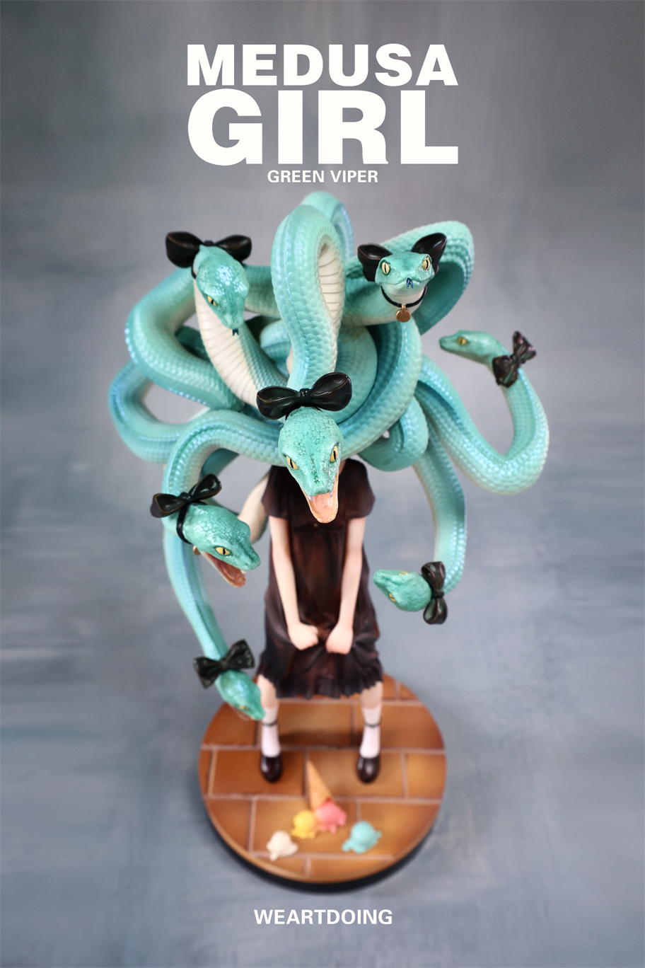 【Pre-sale】Medusa Girl-Green Viper and Crimson Viper-WeArtDoing Studio