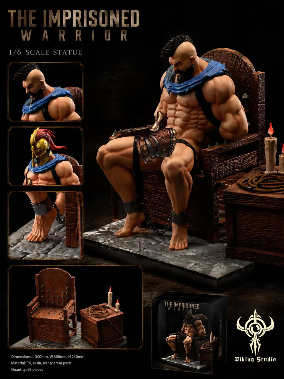 【Pre-sale】1/6 Scale The Imprisoned Warrior Pantheon-Street Fighter-Uiking Studio