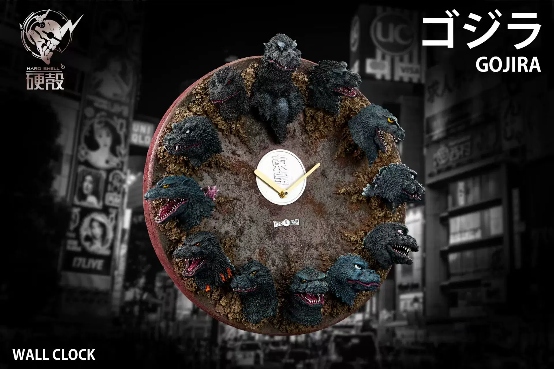 【Pre-sale】12 Heads Clock-Godzilla–Hardcore Studio