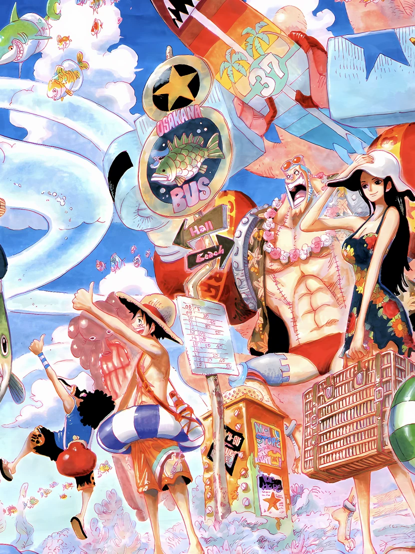 【Pre-sale】Decorative Painting of The Fish Men Island Travel-One piece-XingKong Studio
