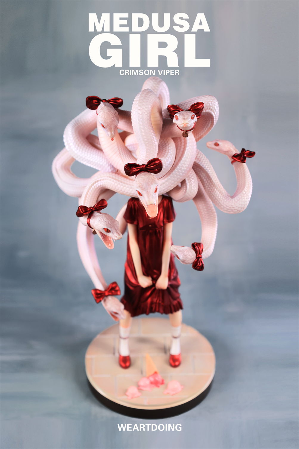 【Pre-sale】Medusa Girl-Green Viper and Crimson Viper-WeArtDoing Studio