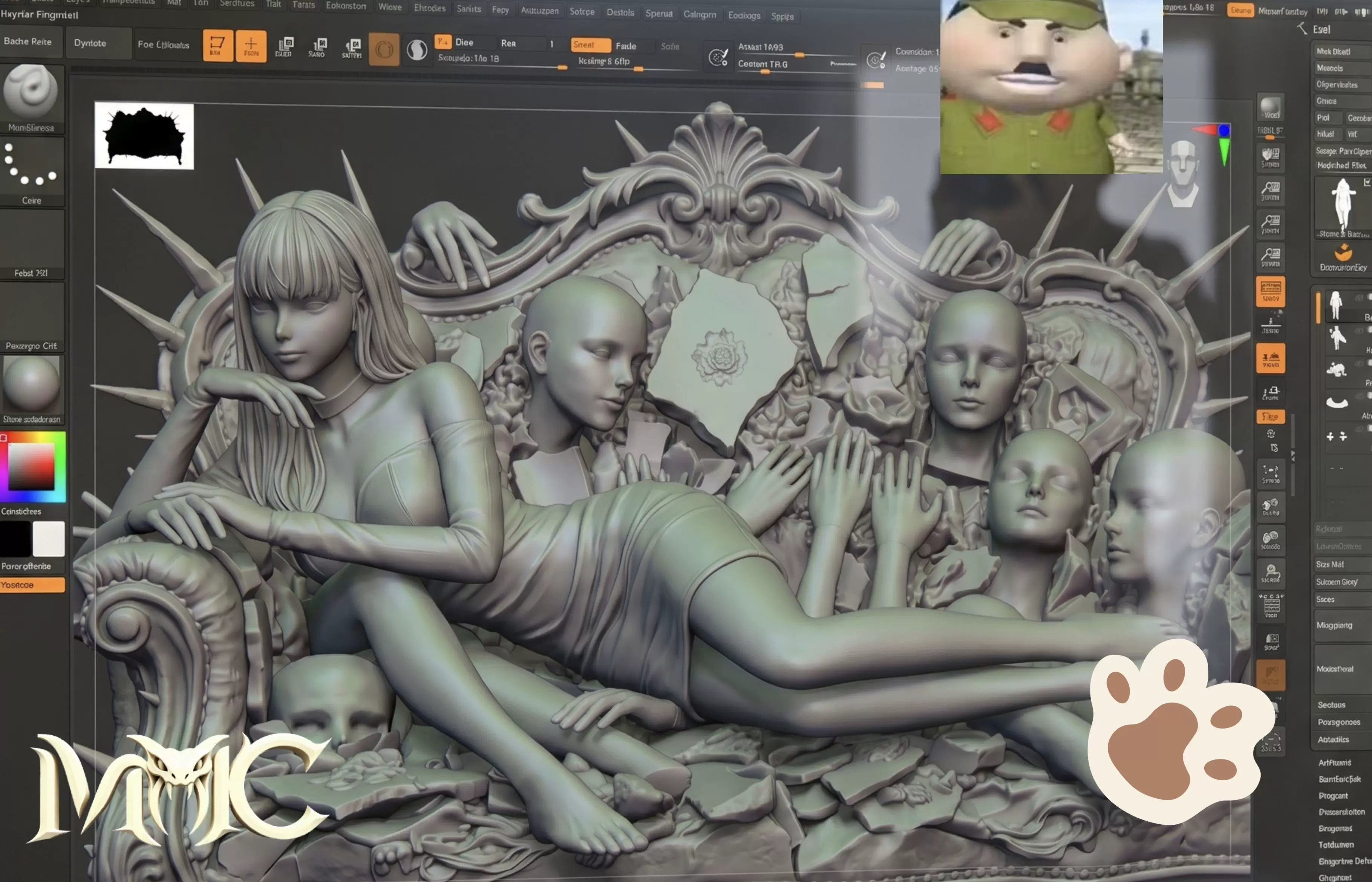 【Pre-sale】1/4 Scale The Throne of Autophagy-MMC Studio