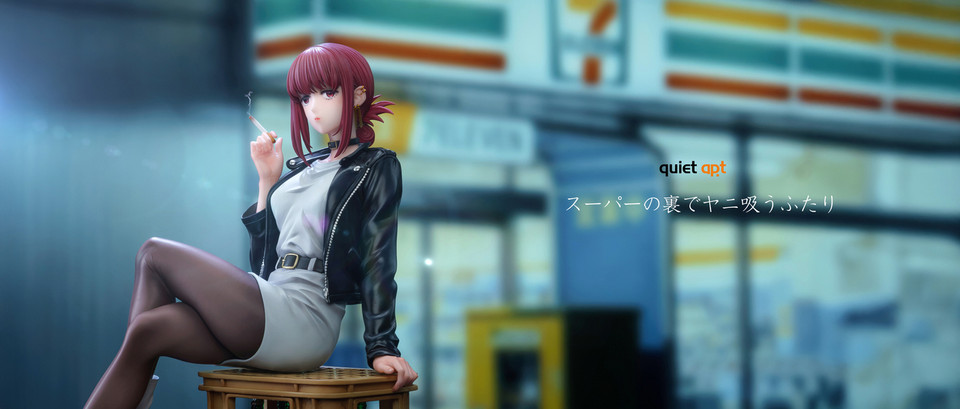 【Pre-sale】1/6 Scale Tayama-Smoking Behind the Supermarket-QuietArt Studio
