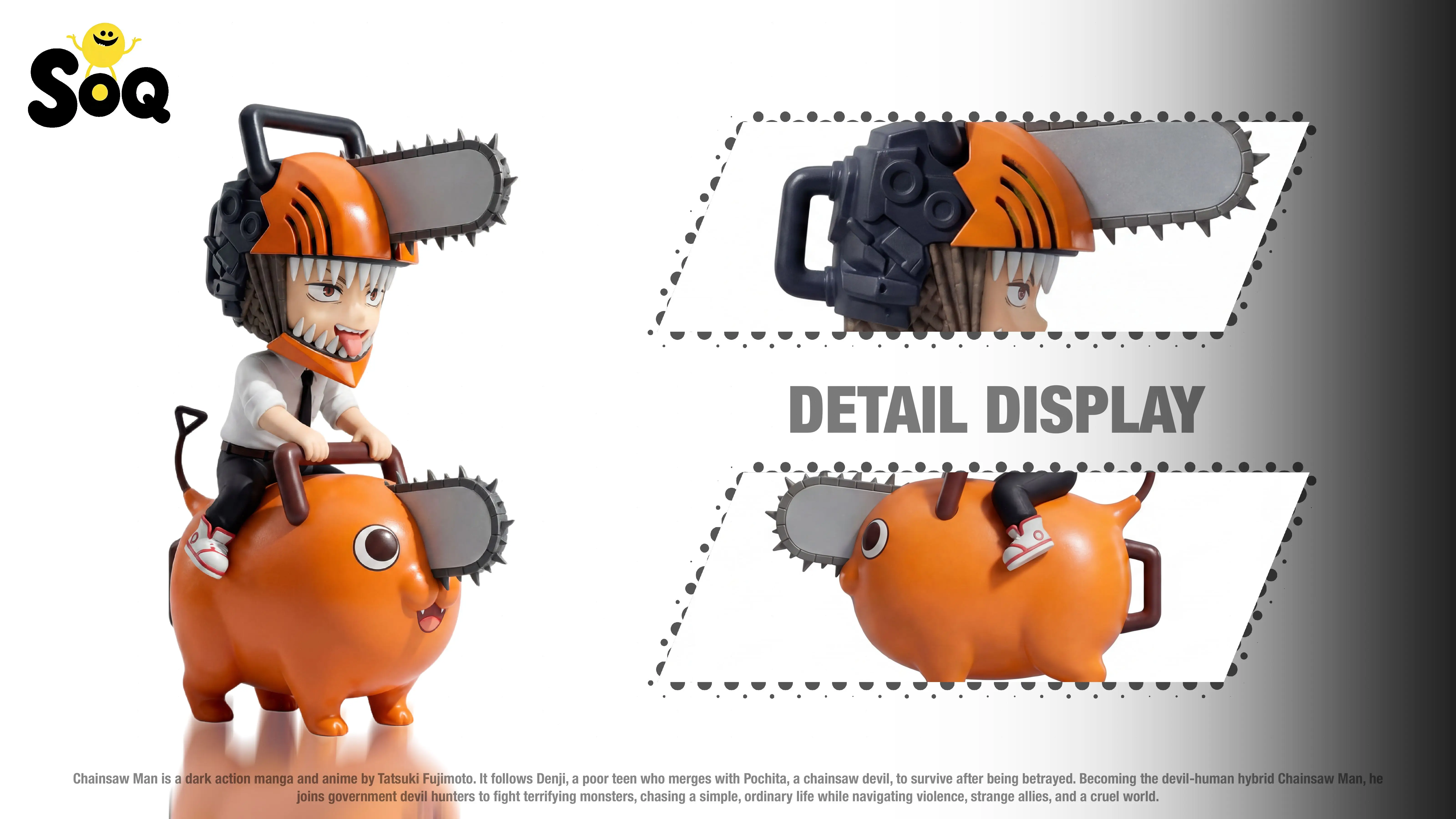 【Pre-sale】Q Version Denji-Chainsaw Man-SOQ Studio