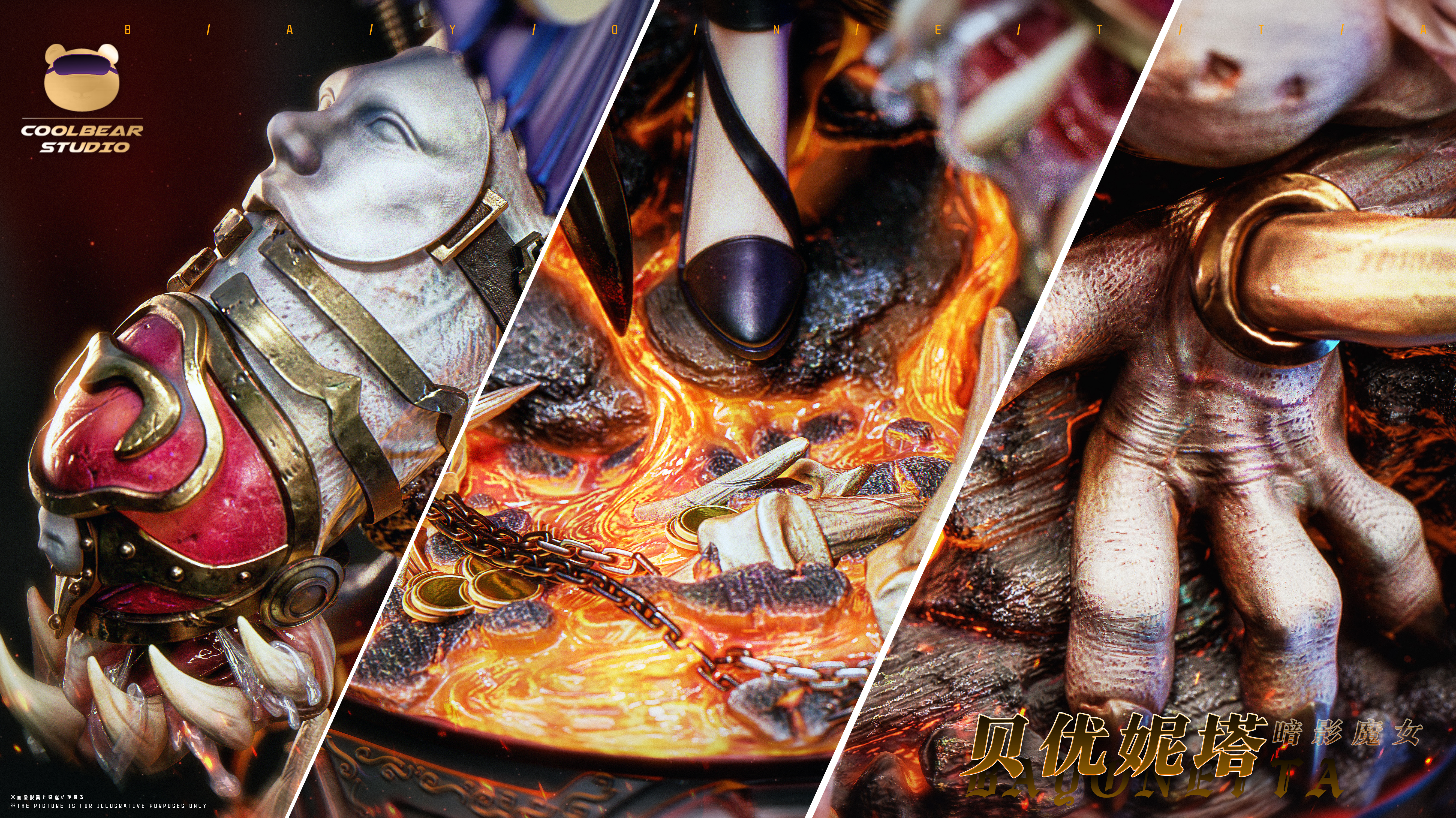 【Pre-sale】1/6 and 1/4 Scale Bayonetta-Coolbear Studio