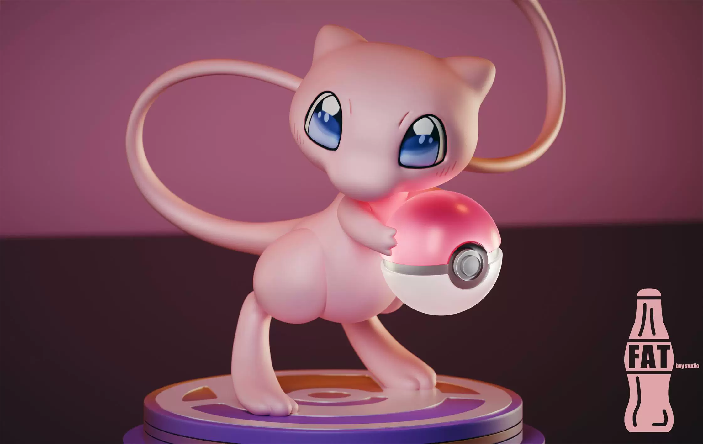 【Pre-sale】1/3 Scale Mew Poké Ball-FAT BOY Studio