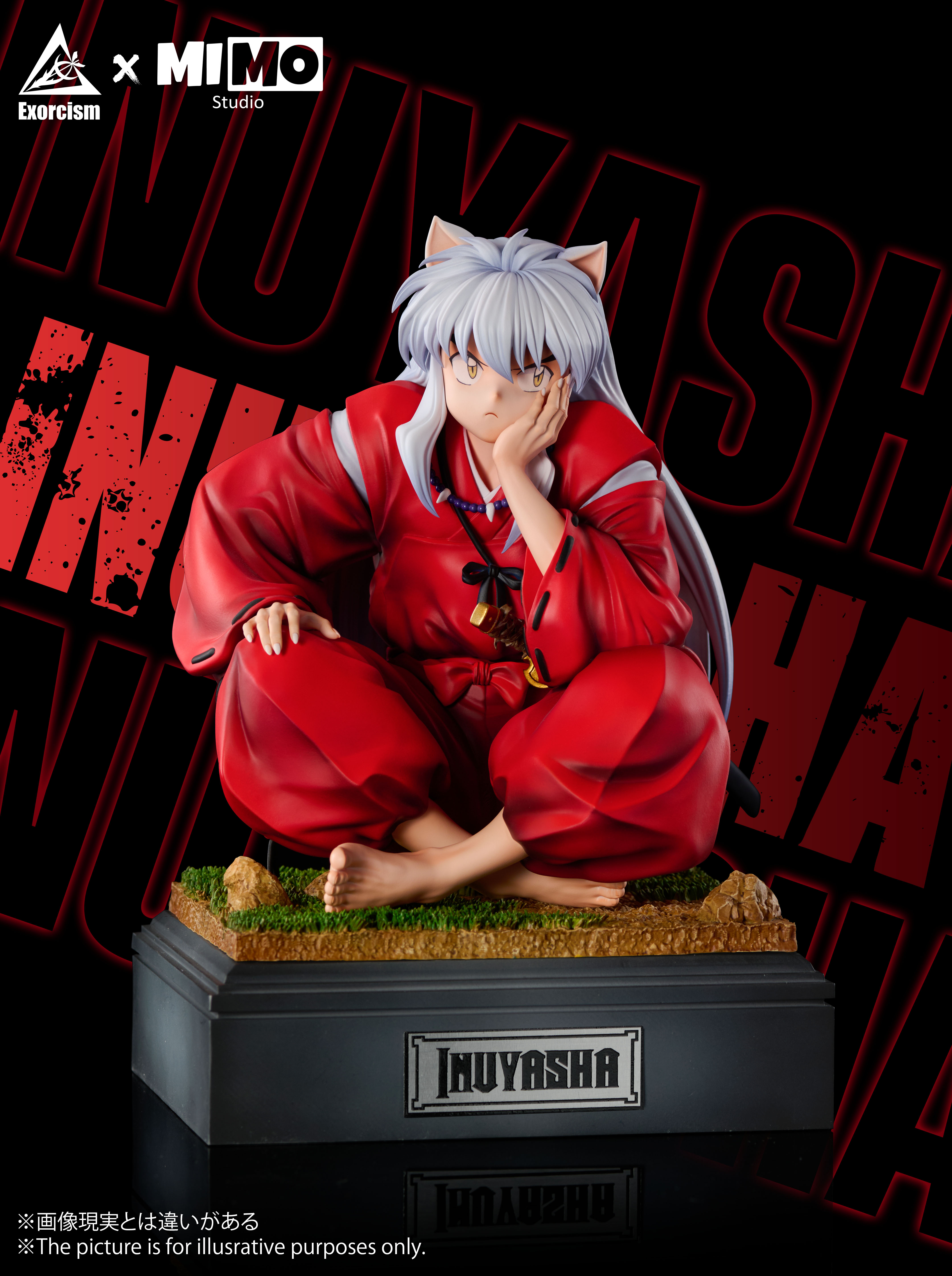 【Pre-sale】1/6 Scale Sitting Inuyasha-Exorcism Studio and MIMO Studio